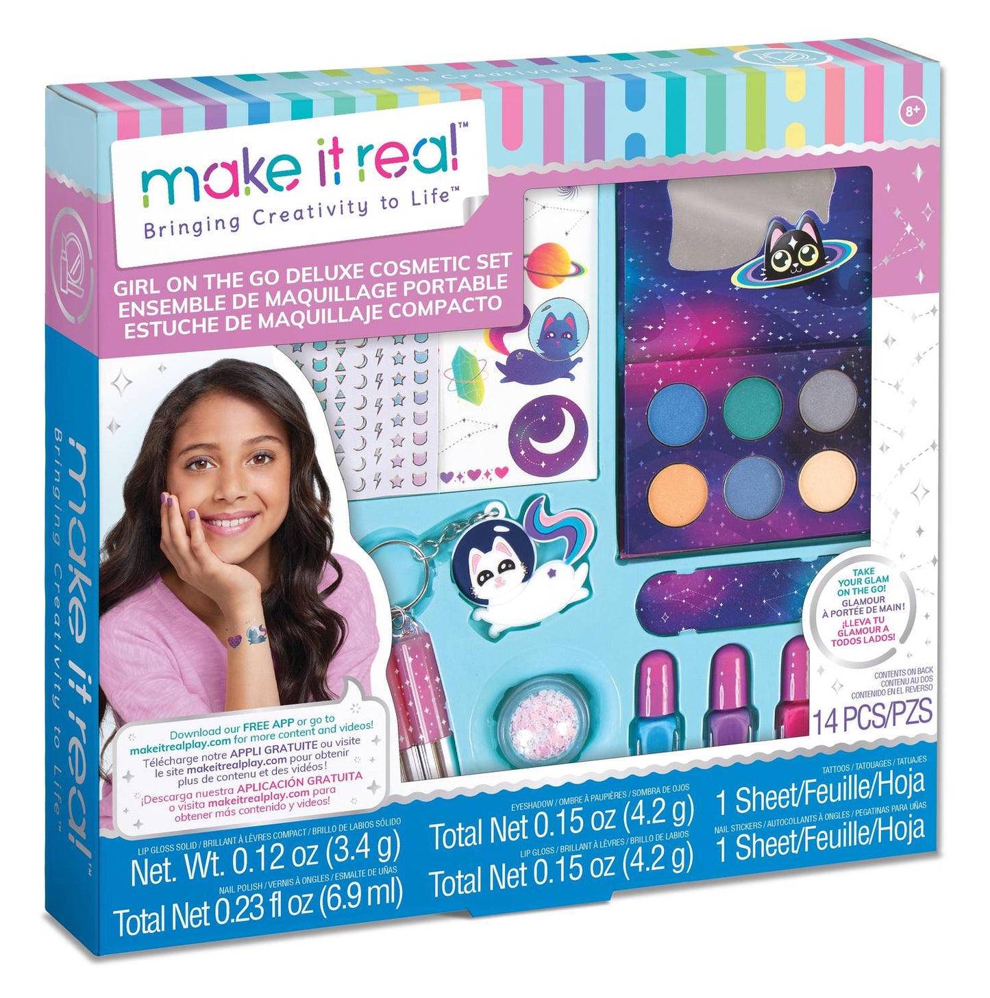 Makeup Set for On-the-Go Application, Travel-Friendly Essentials
