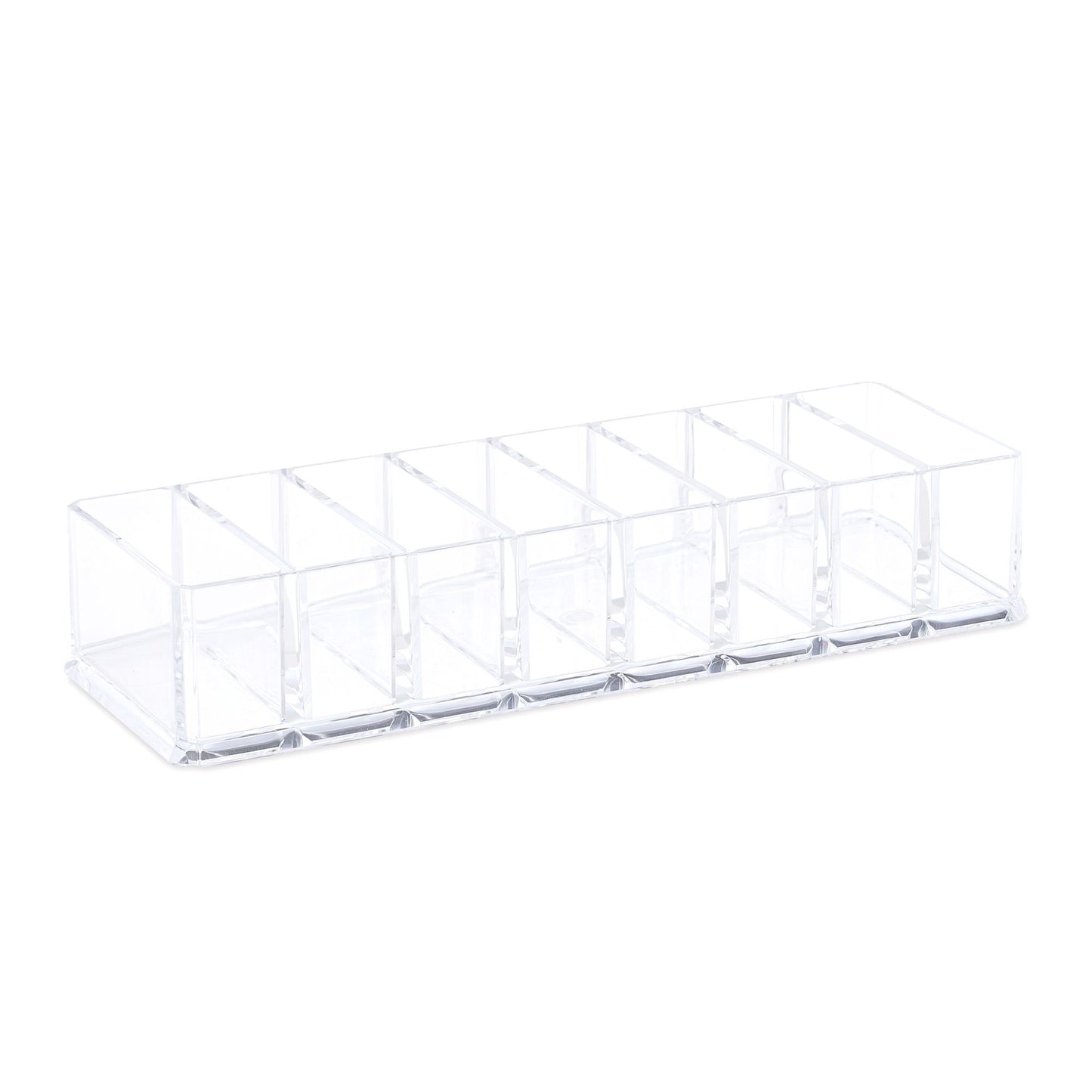 Makeup storage with 8 compartments