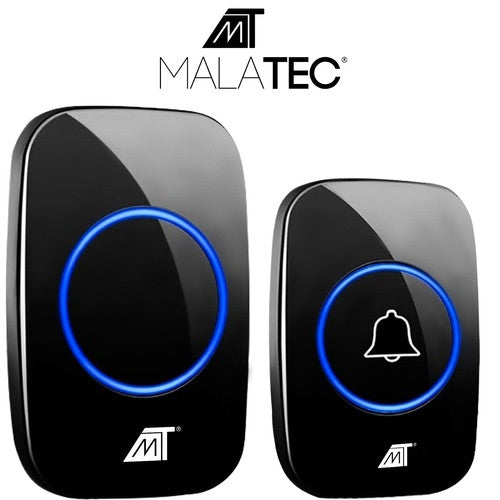 Malatec 21803 black wireless doorbell