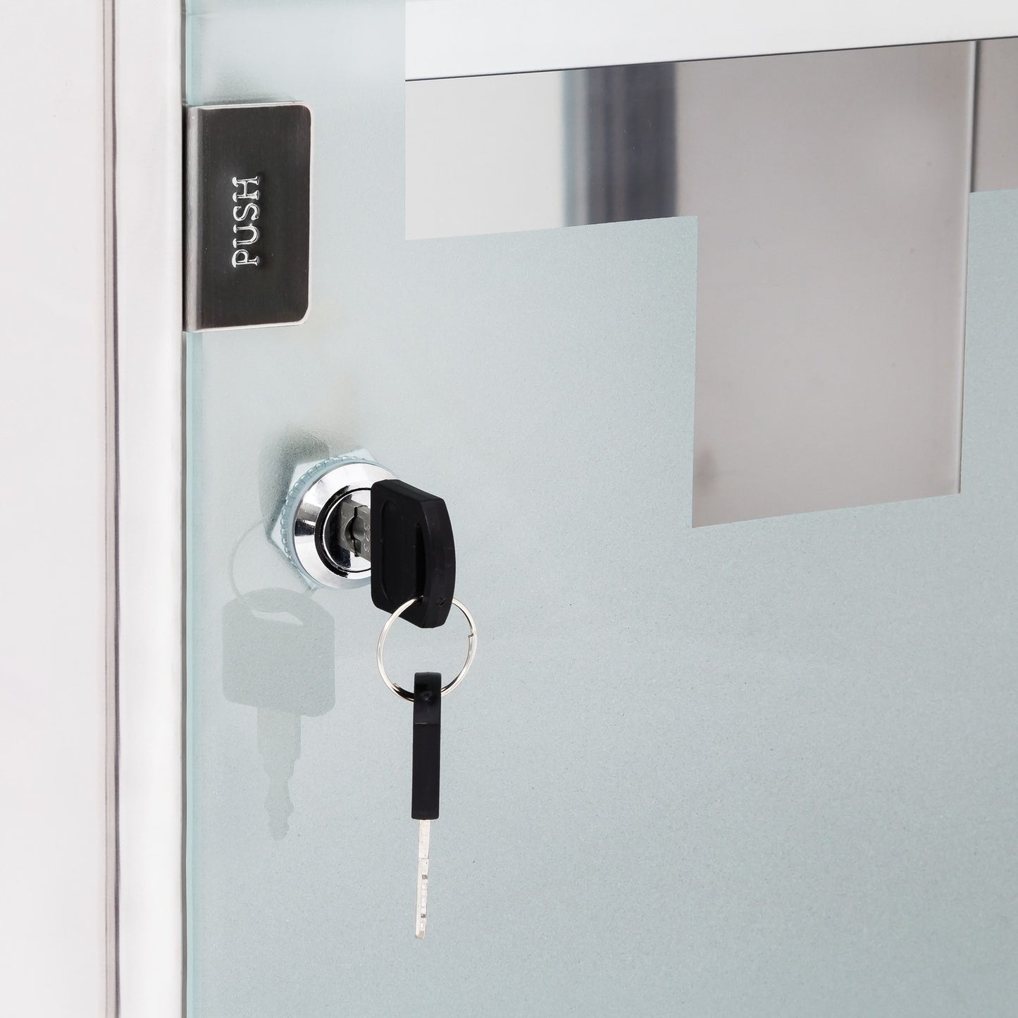 Medicine cabinet EMERGENCY stainless steel XL