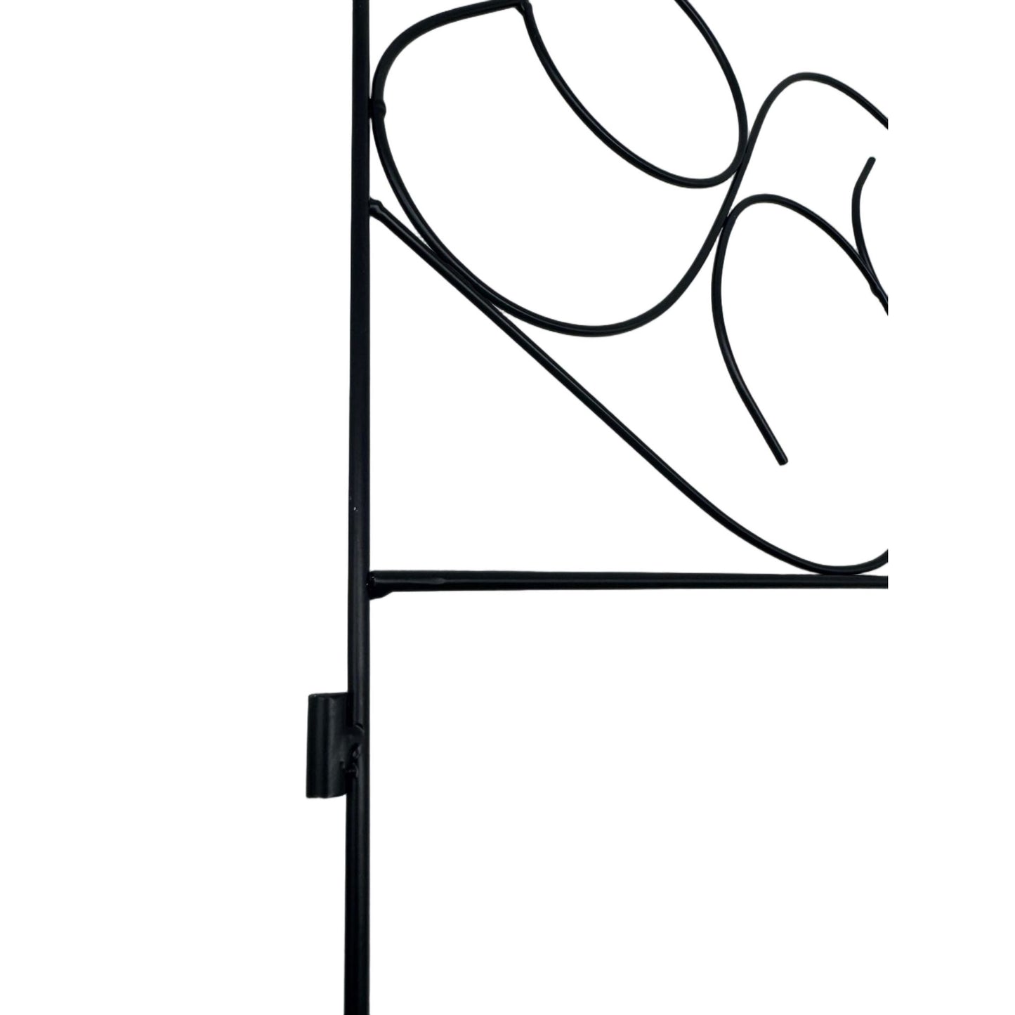 Metal Garden Edging, 8-Piece Art Nouveau Design