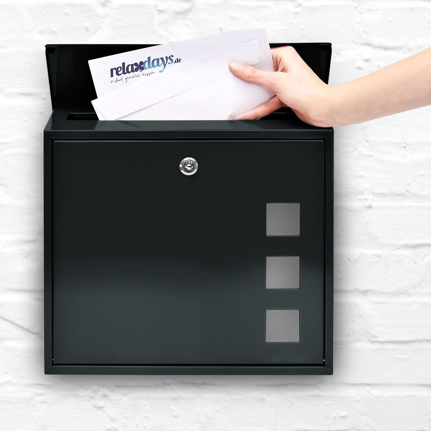 Metal Letter Mailbox