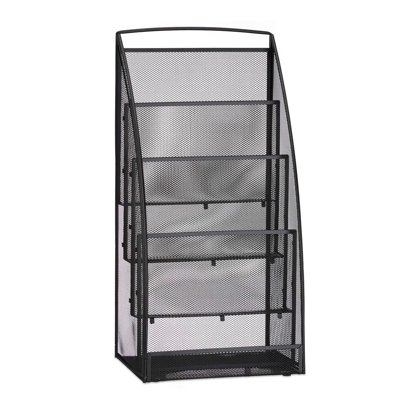 Metal Mesh Magazine Rack