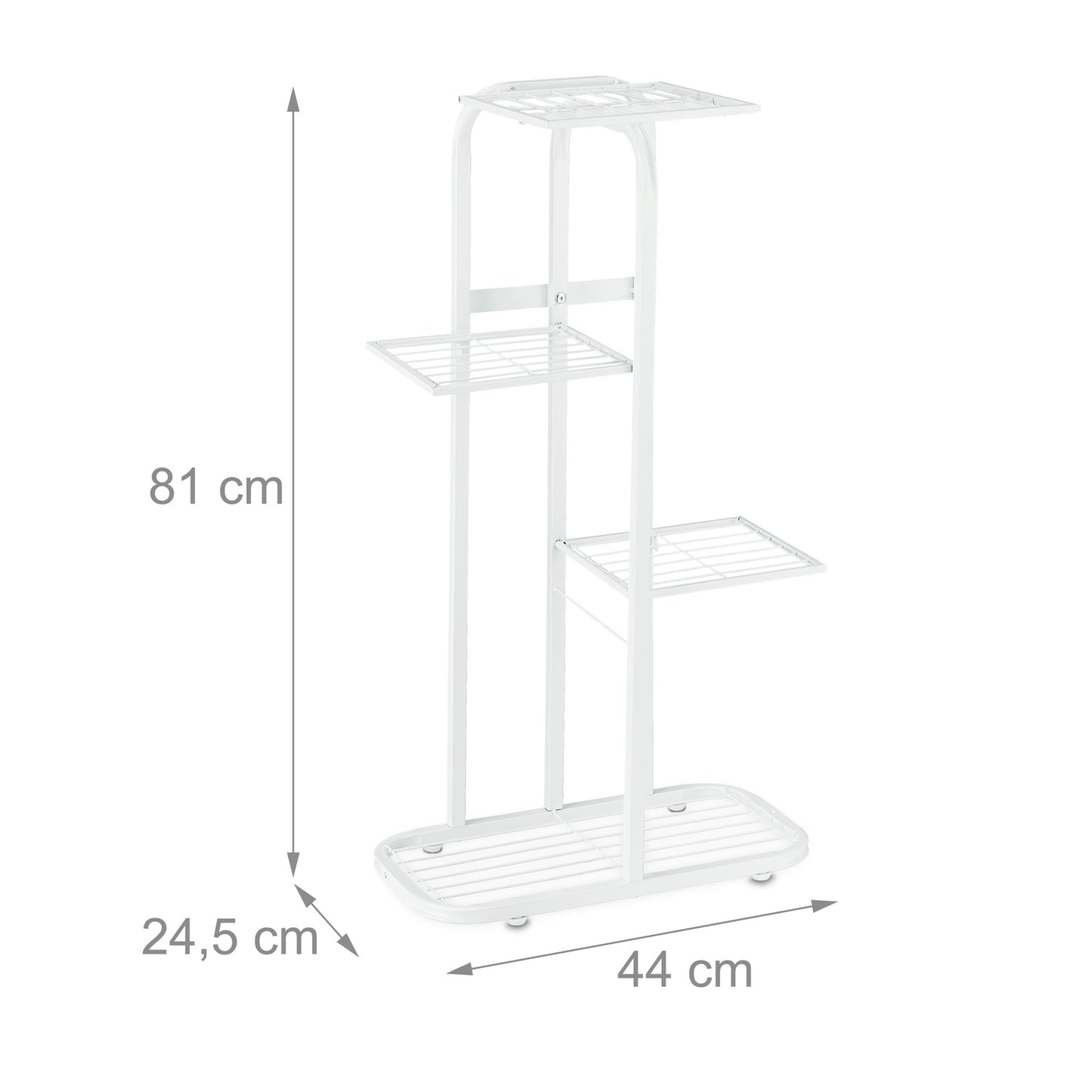 Metal plant shelf 4 levels