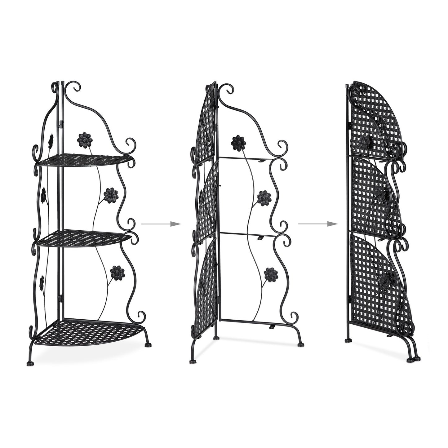Metal plant stand