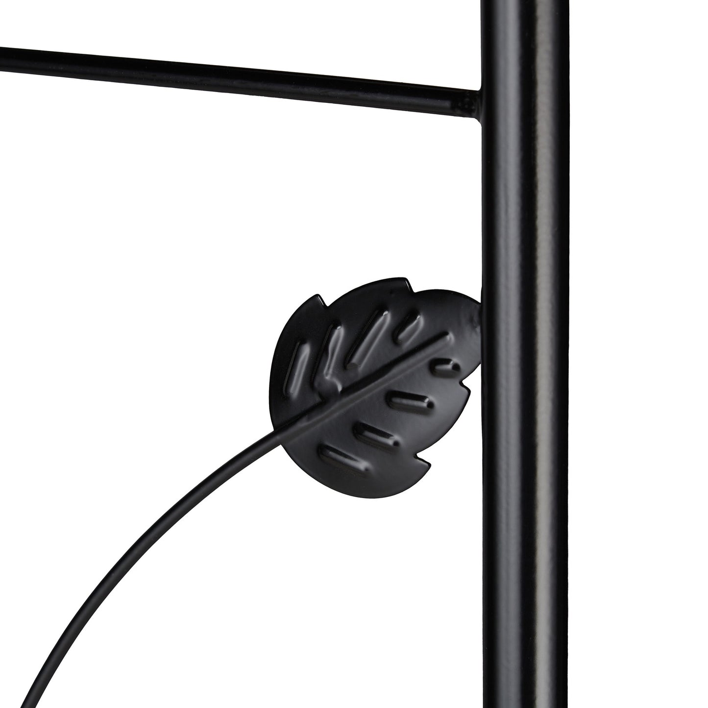Metal Rose Arch in Black