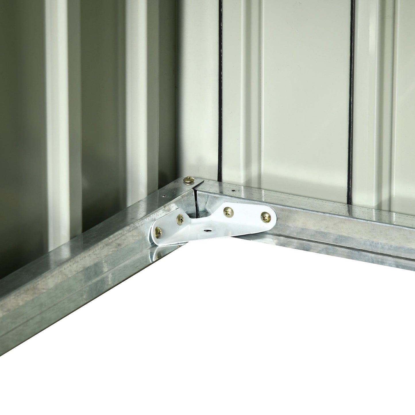 Metal Shed for Lawn Mower Robot, Rustproof, 86x100x63cm