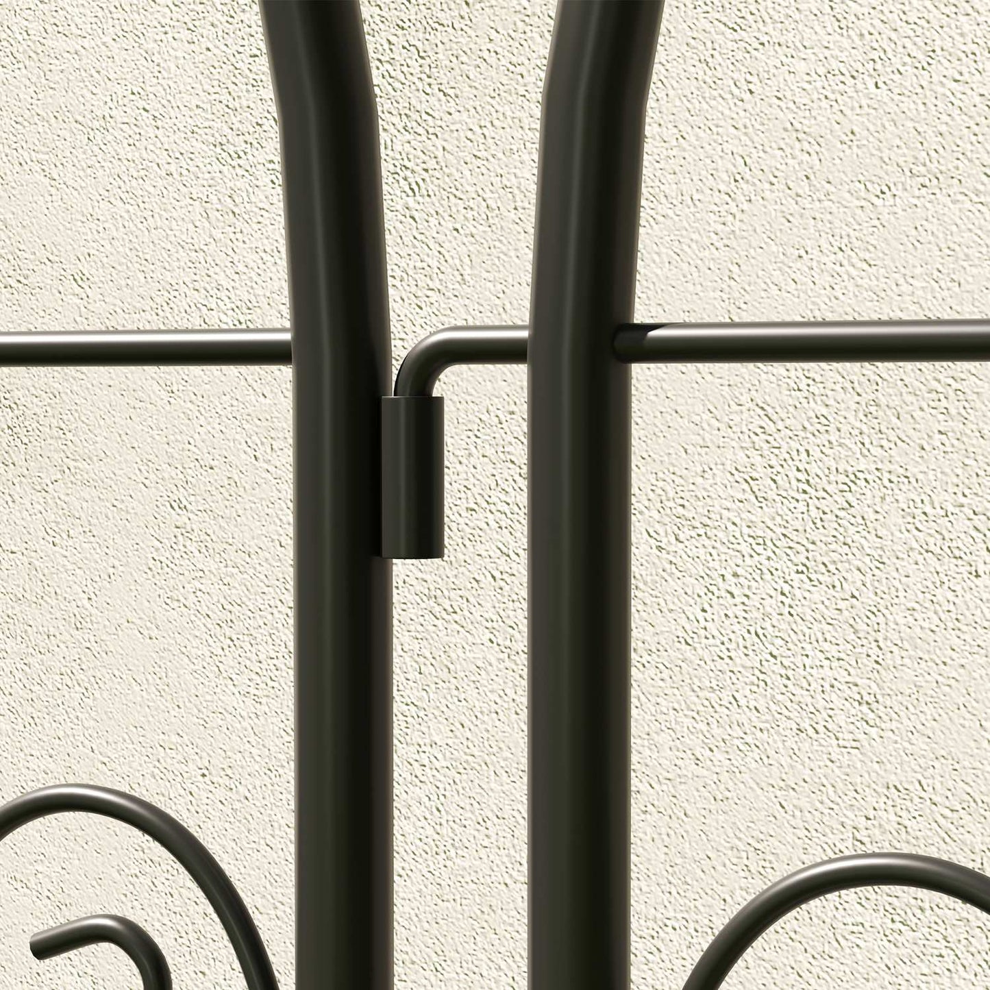 Rustproof metal bird design trellis set, 50x120 cm, 2-pack