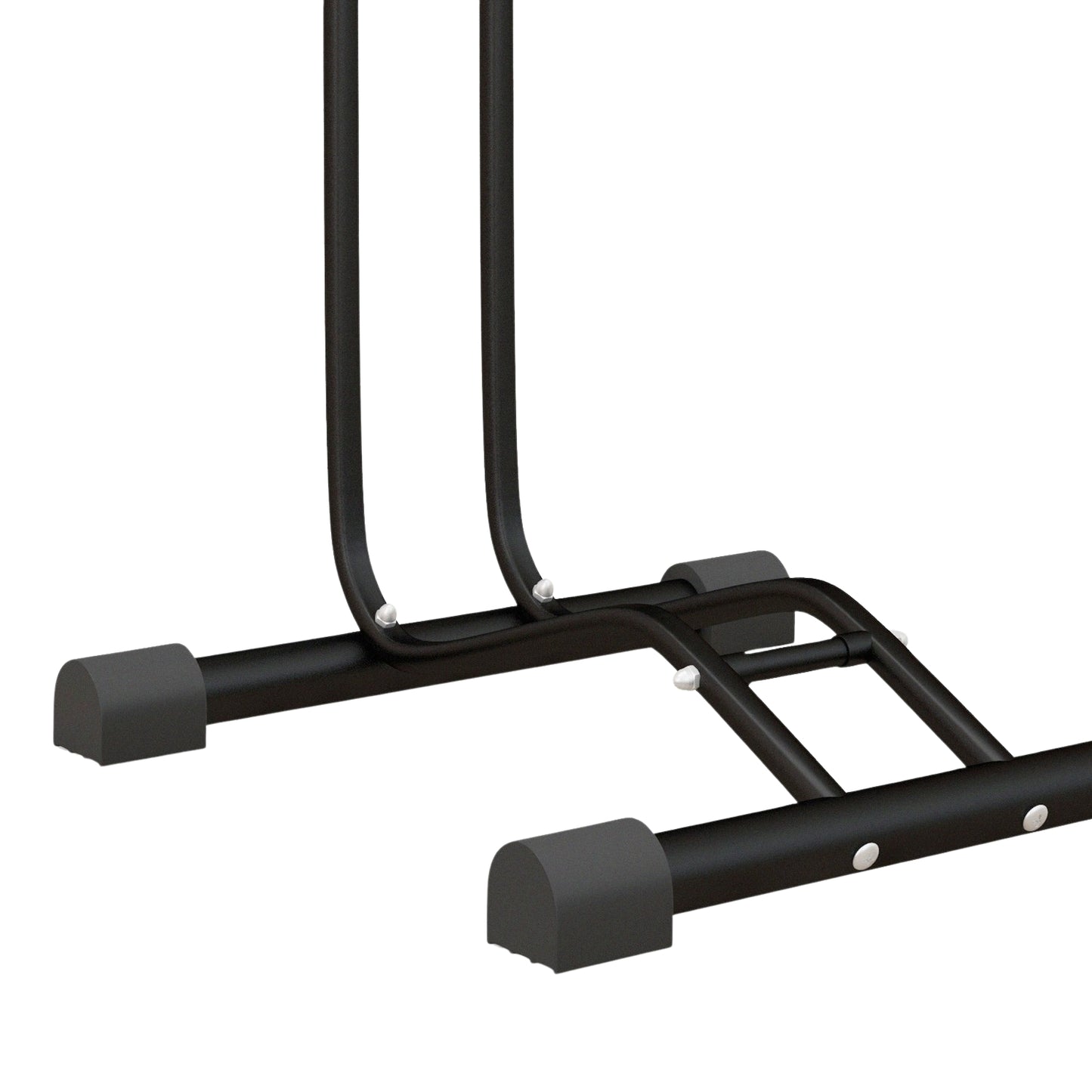 Metal bike rack - vertical and horizontal, weatherproof, 45x44x118cm