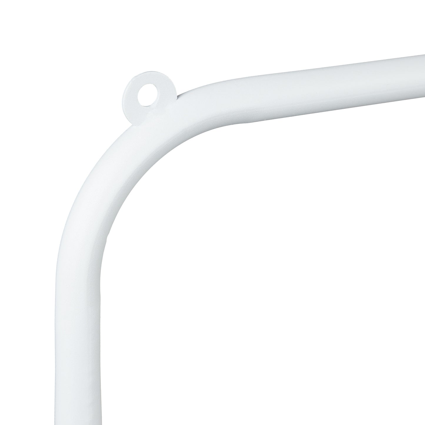 Metal clothes hanger with shelf
