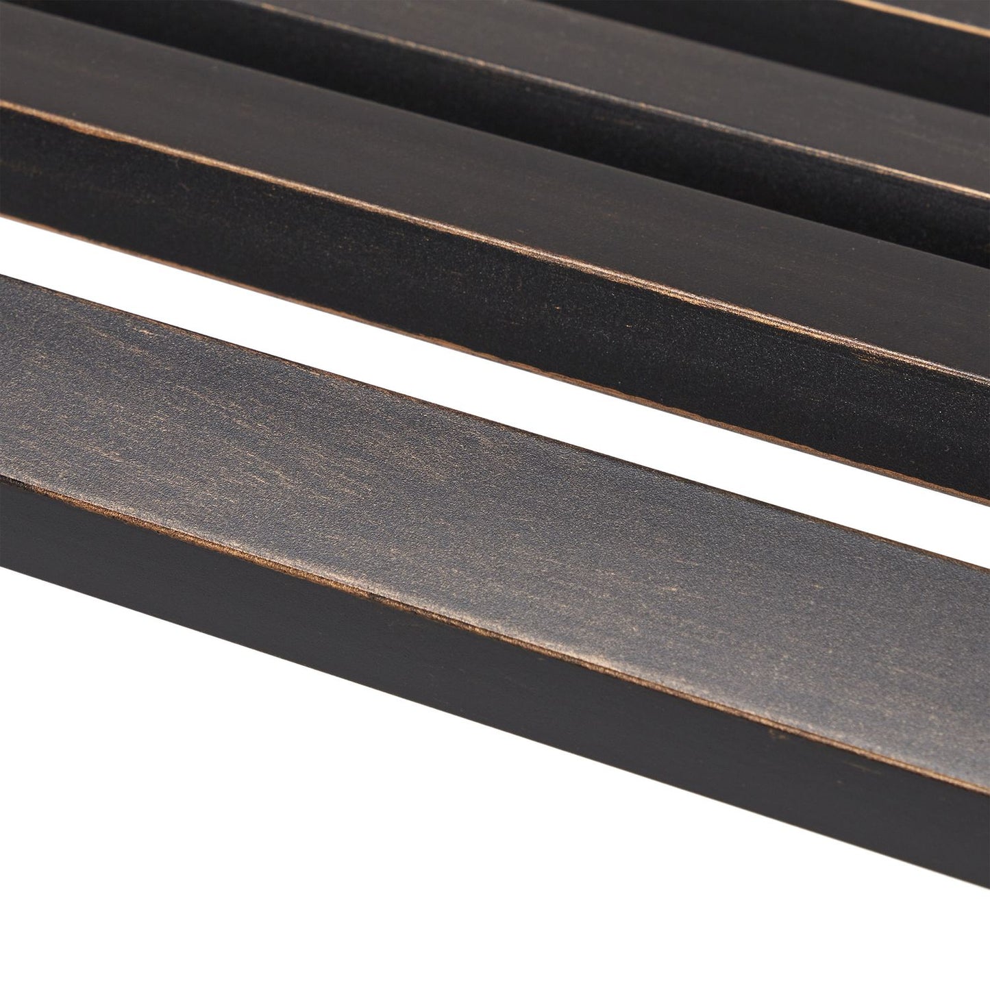 Metal garden bench