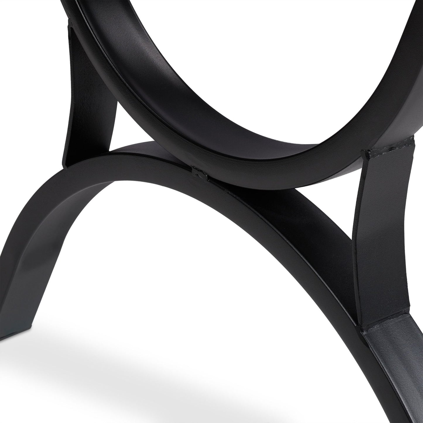 Metal garden chair in antique style