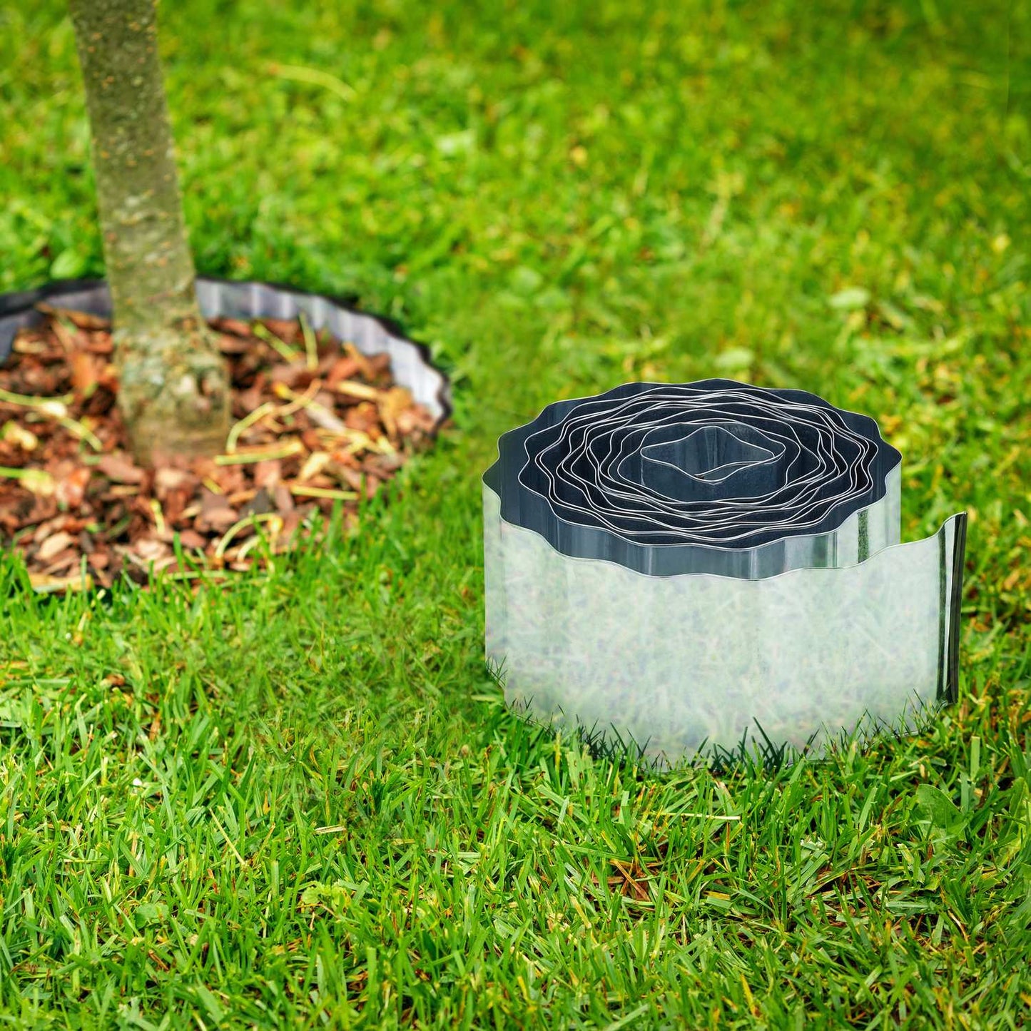 Metal grass borders 15 m