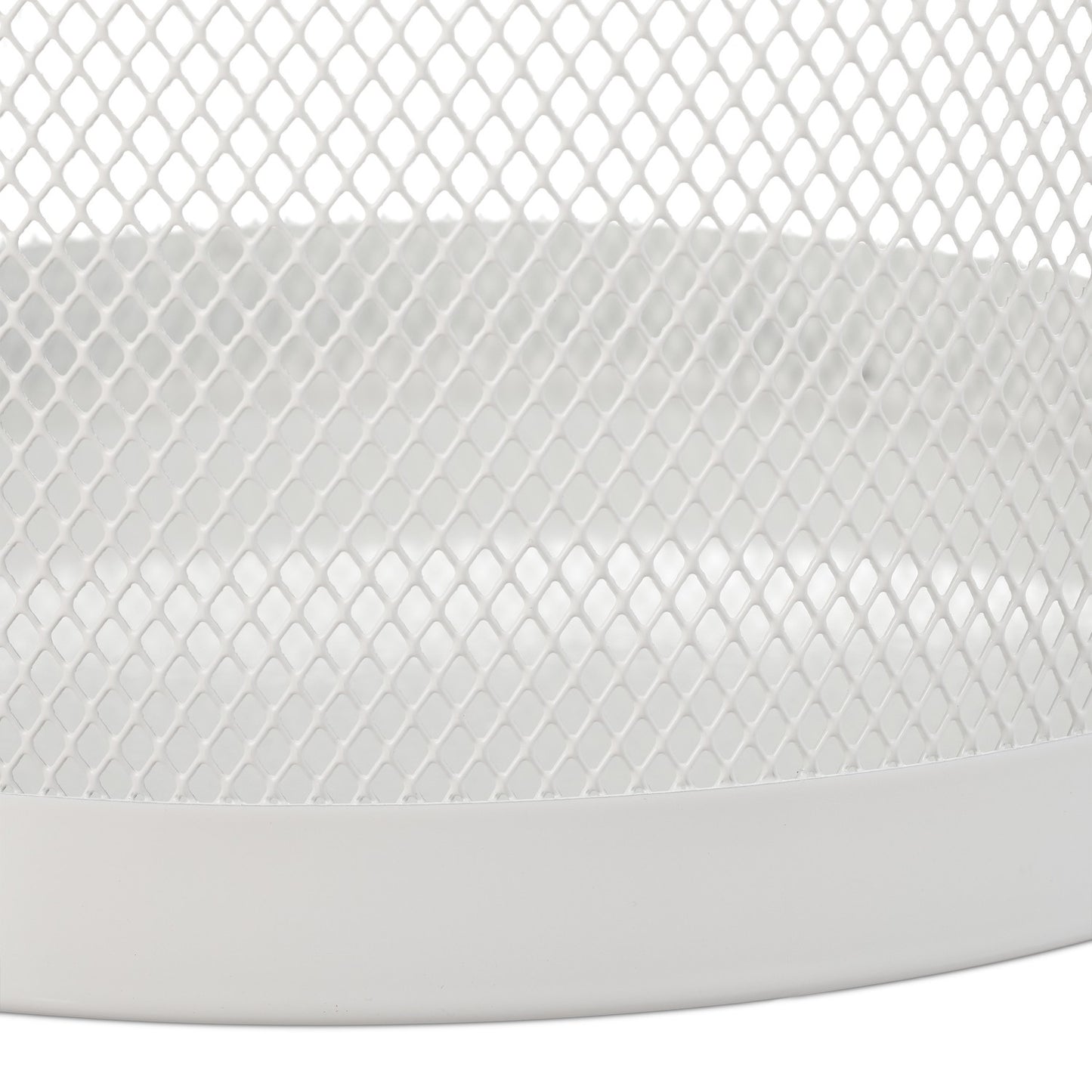 Metal wastebasket