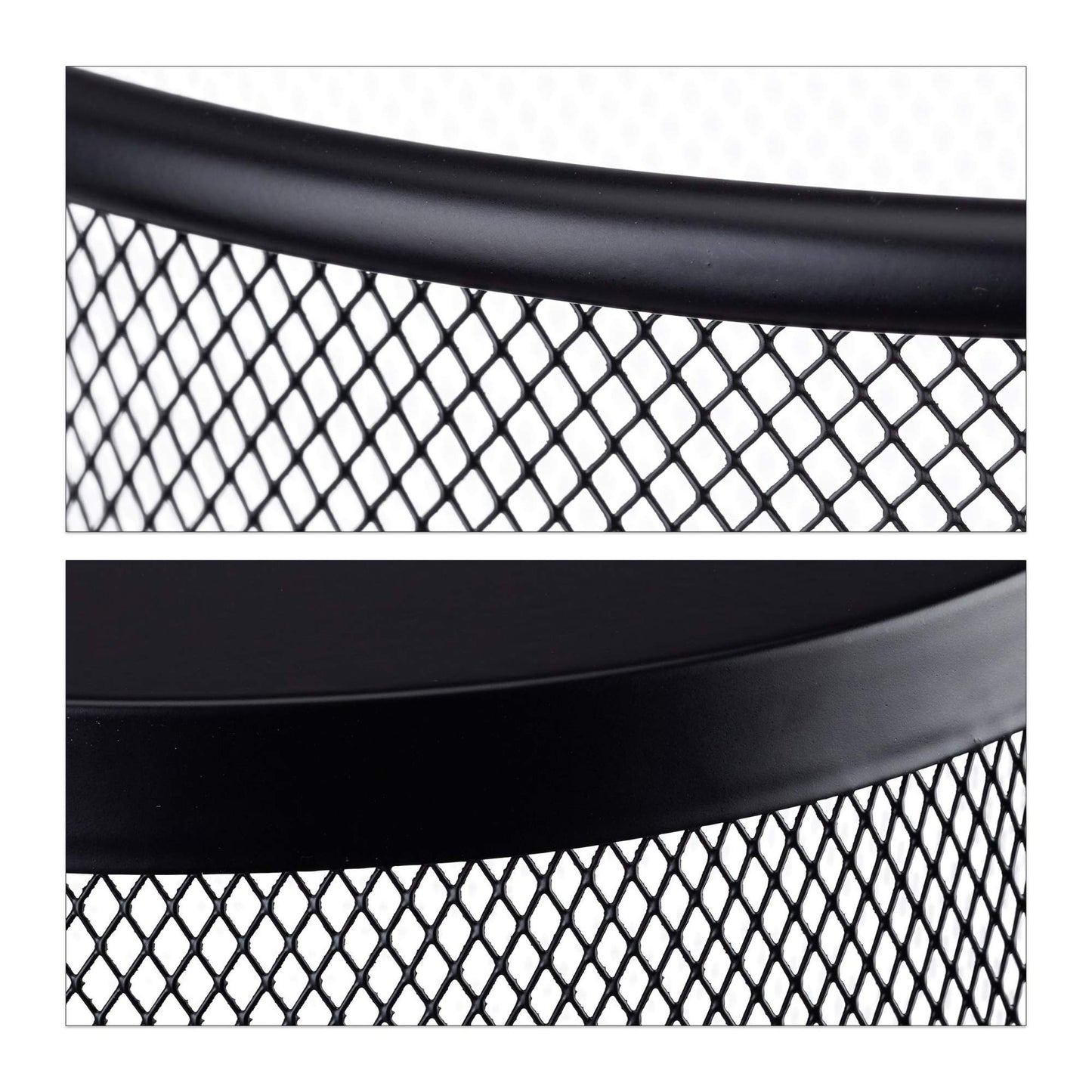 Metal wastebasket