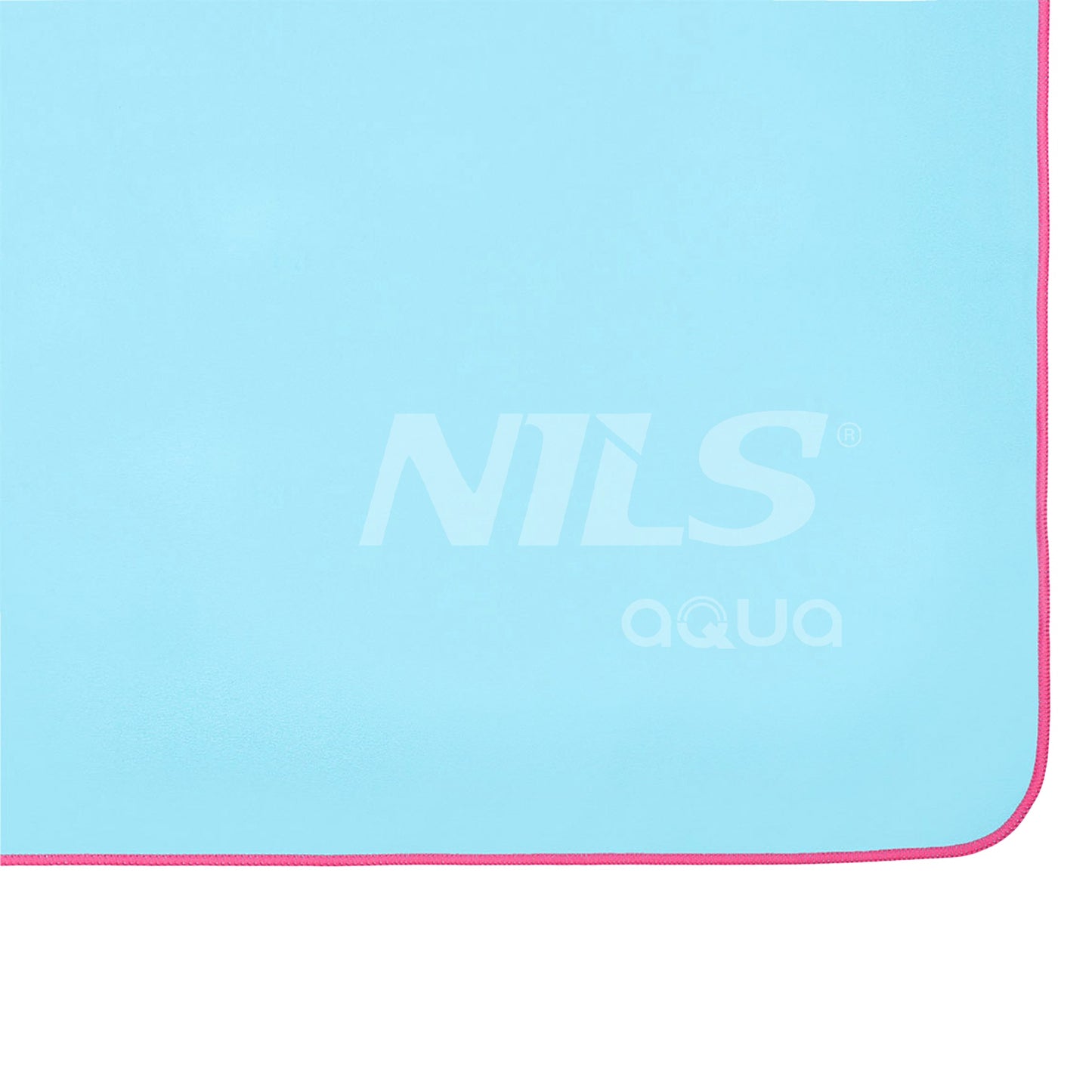 Microfibre Towel 200x90 cm, Blue-Pink