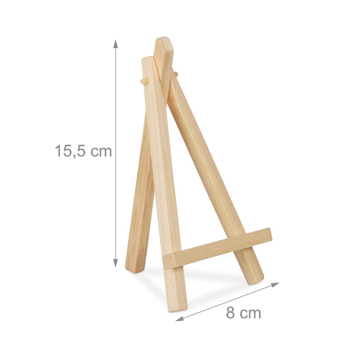 Mini Wooden Easels, Set of 10