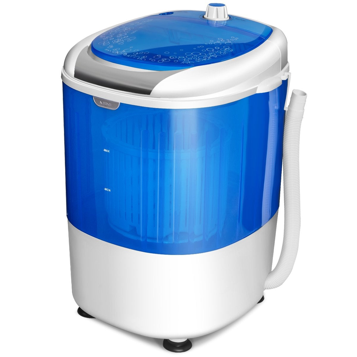 Mini washing machine travel washing machine washing machine with spin dryer blue