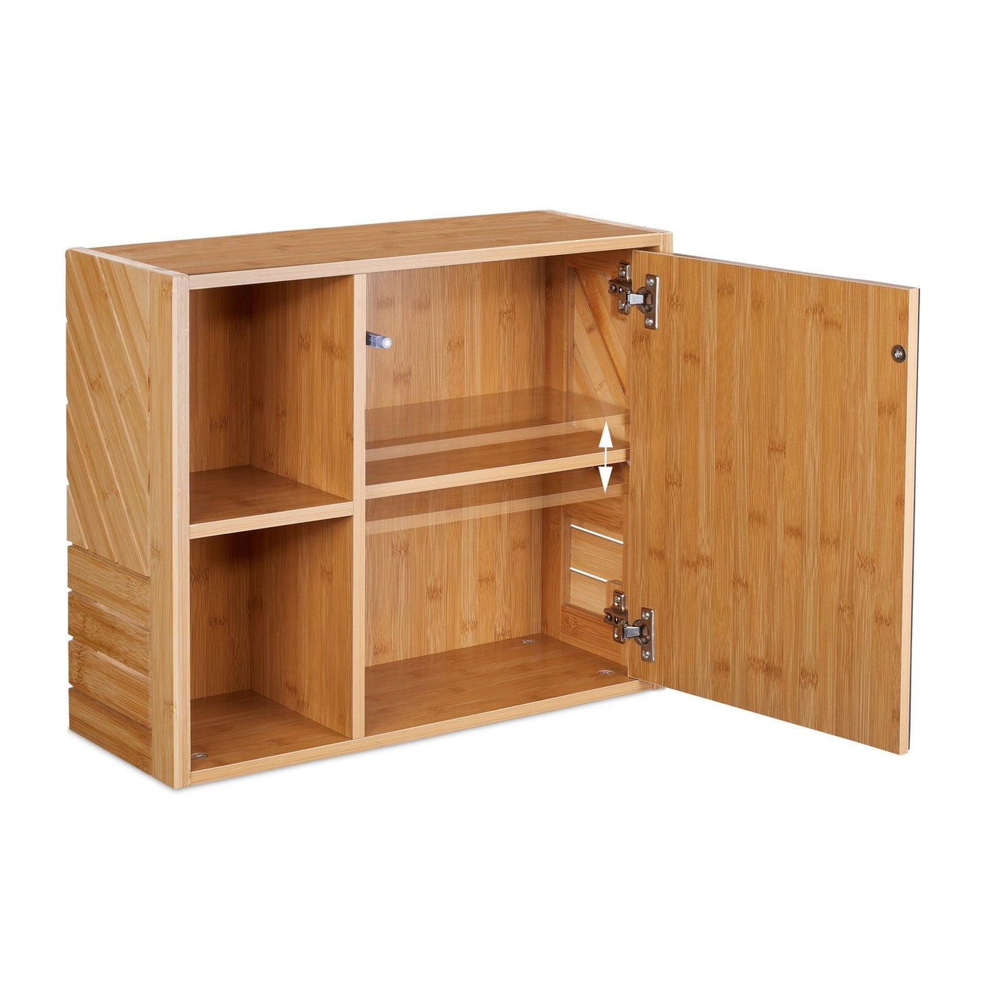 Mirror cabinet with shelves