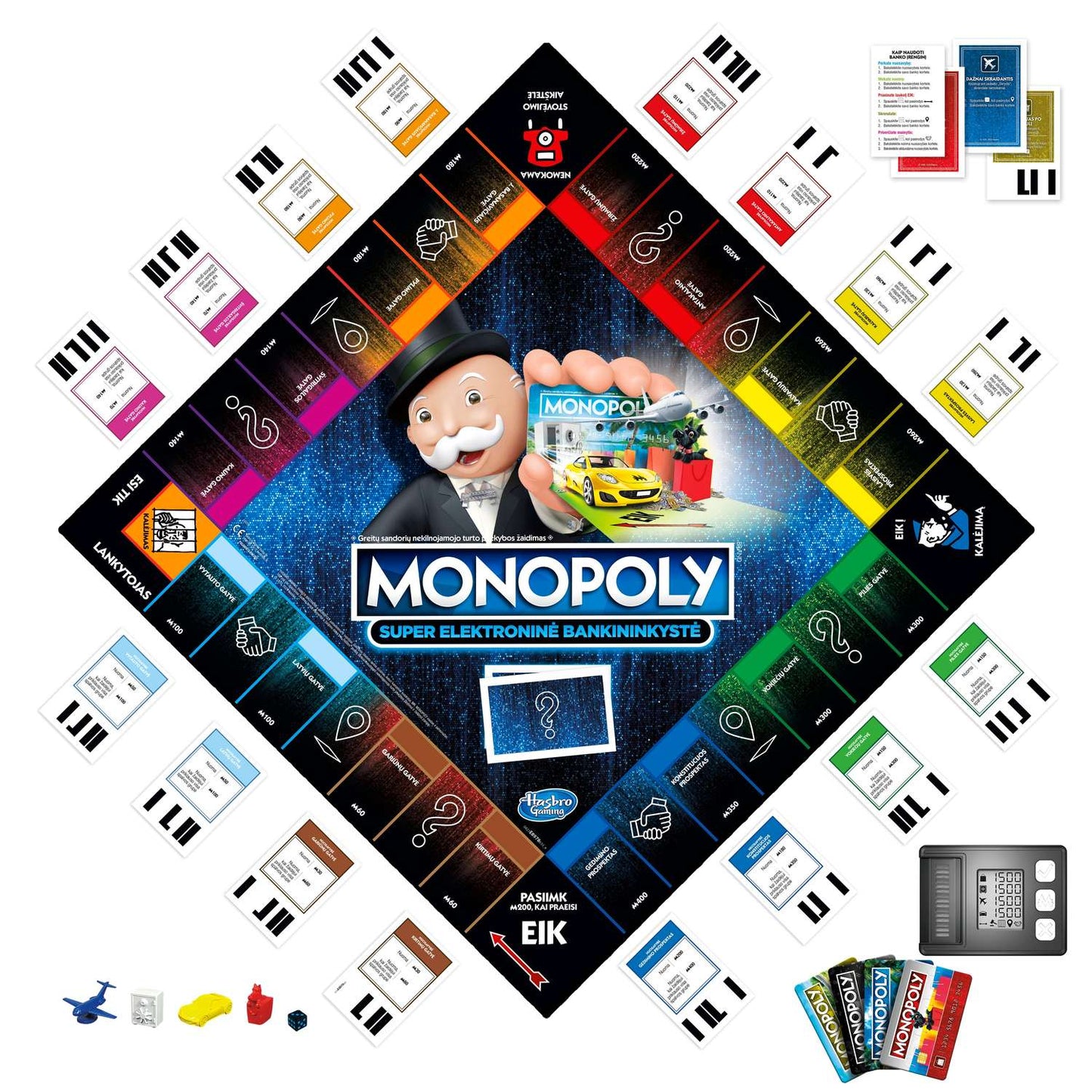 Monopoly Board Game Super Electronic Banking (In Lithuanian Lang.)