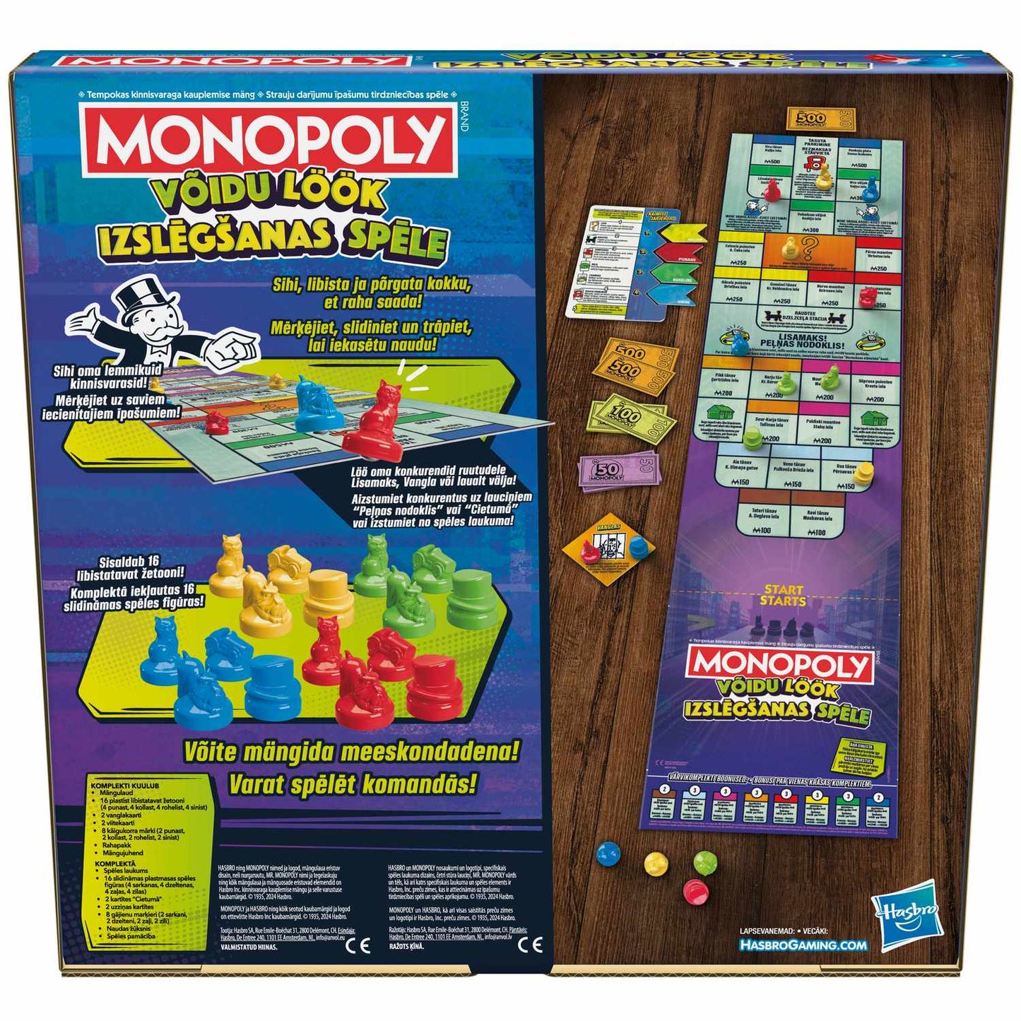 Monopoly Boardgame Knockout (In Estonian And Latvian Lang.)