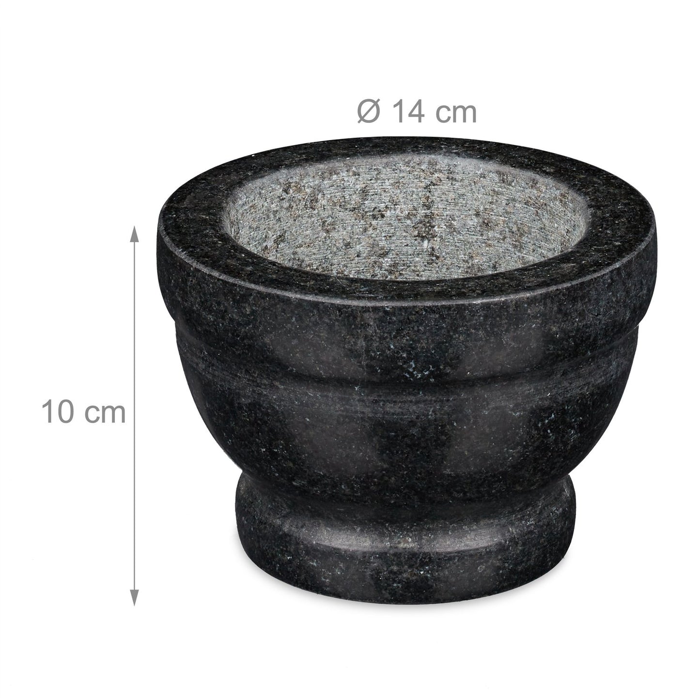 Mortar granite with impact