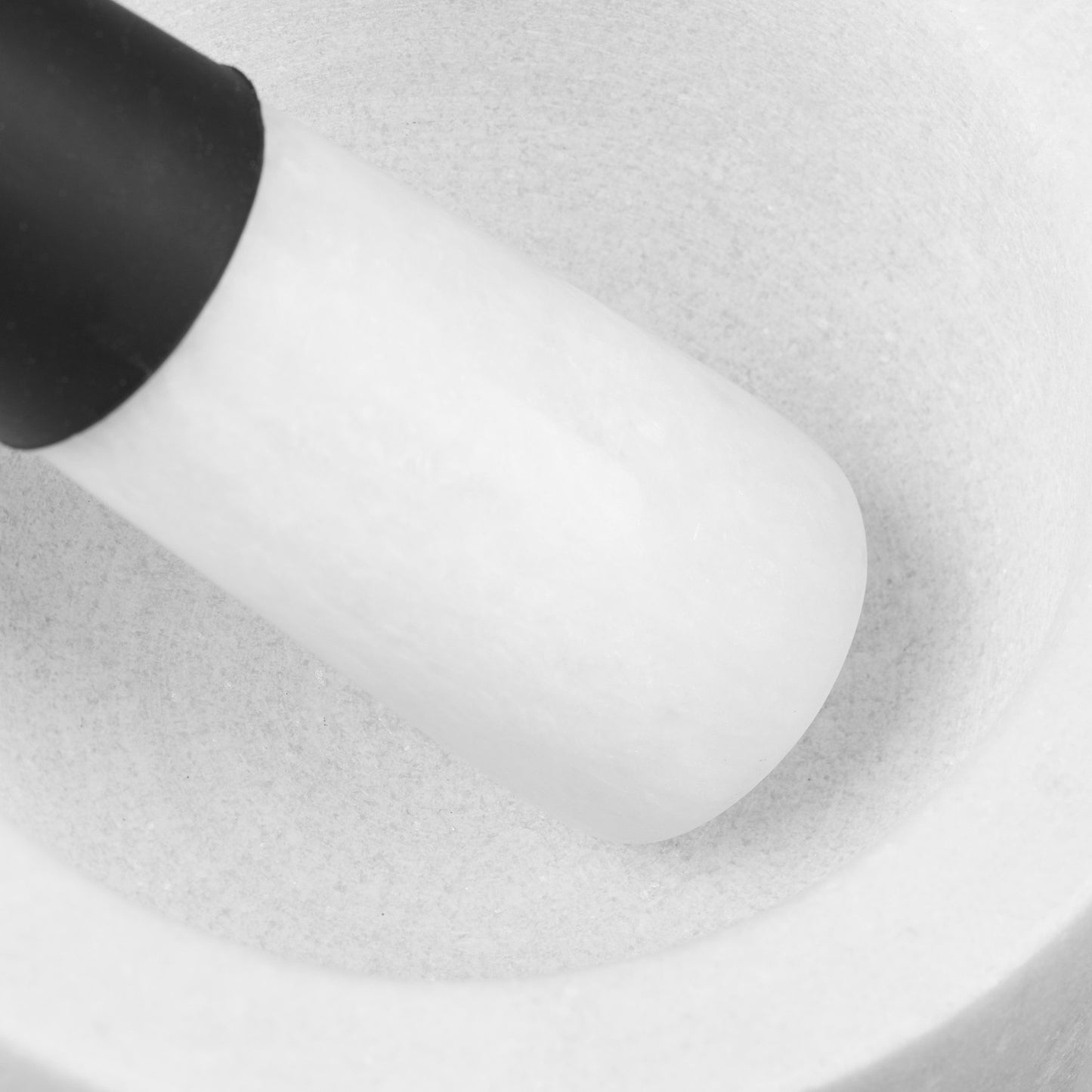 Mortar marble with impact
