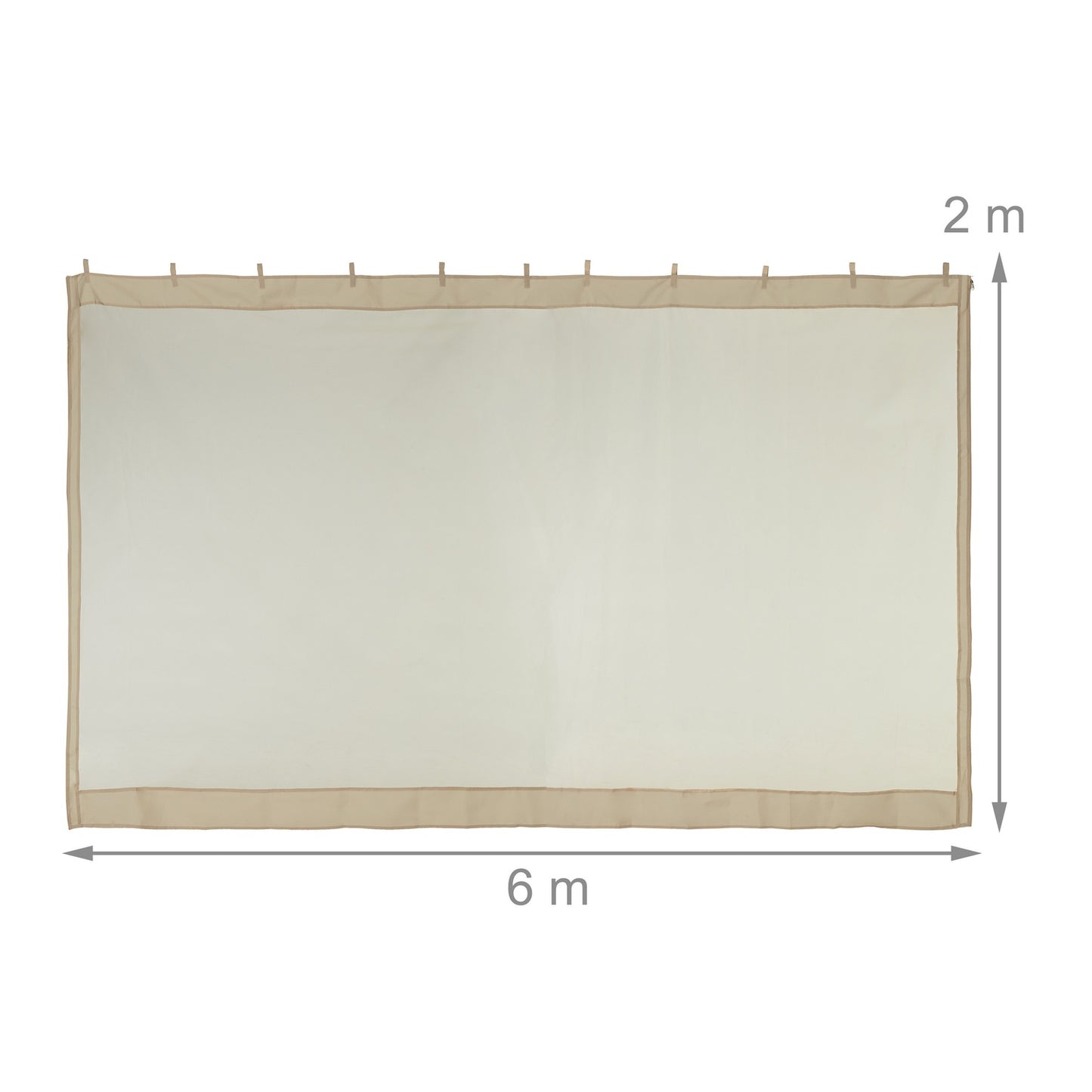 Mosquito Net for 3x3m Pavilion Beige