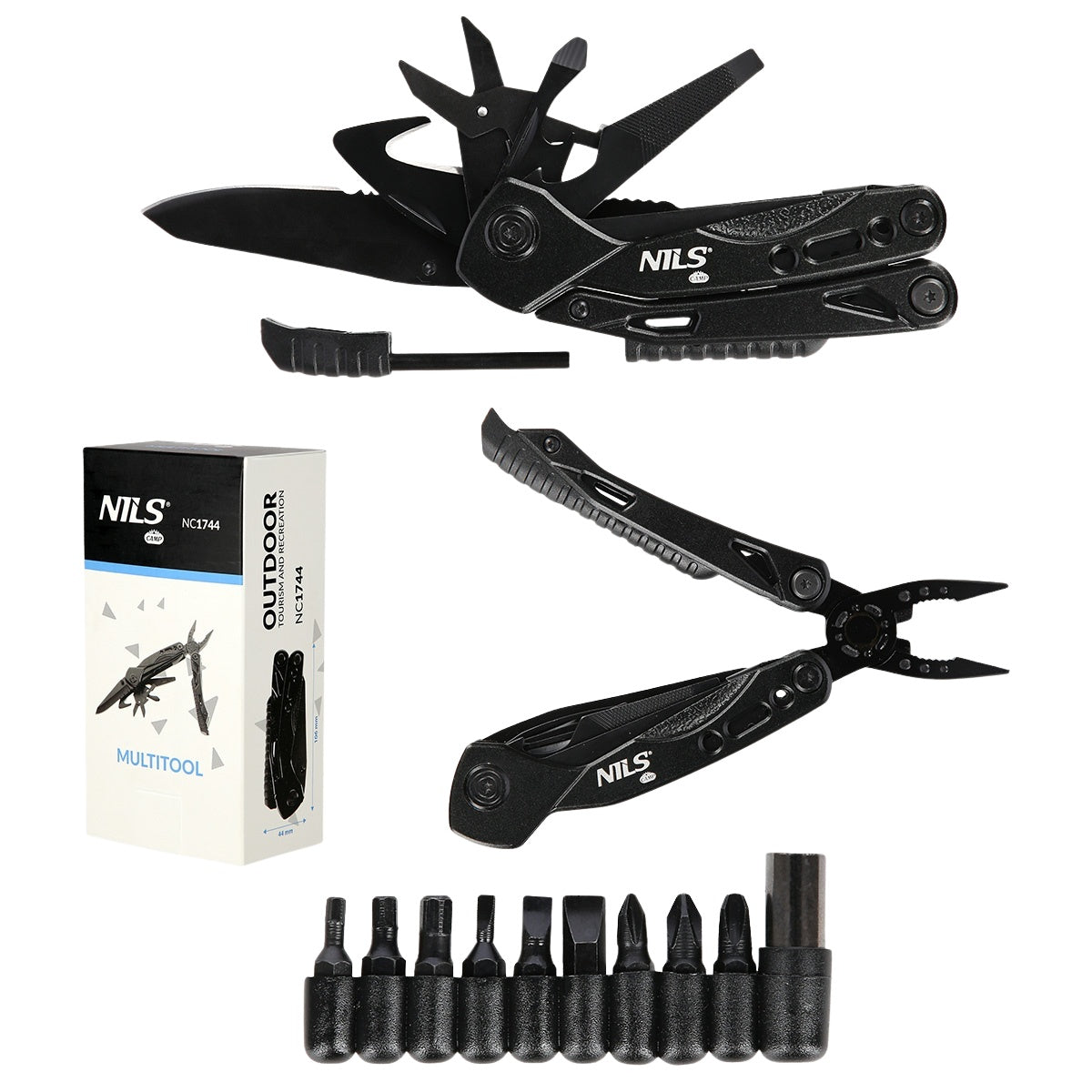 Multitool with Multiple Functions, Compact Design