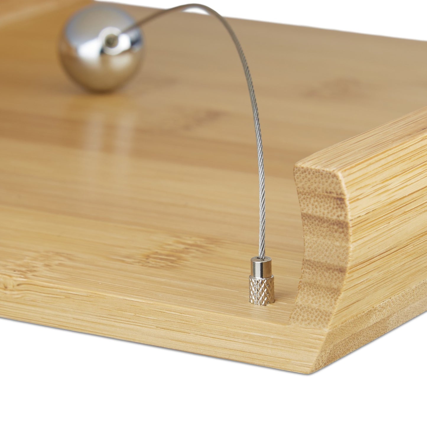 Napkin holder in bamboo with weights