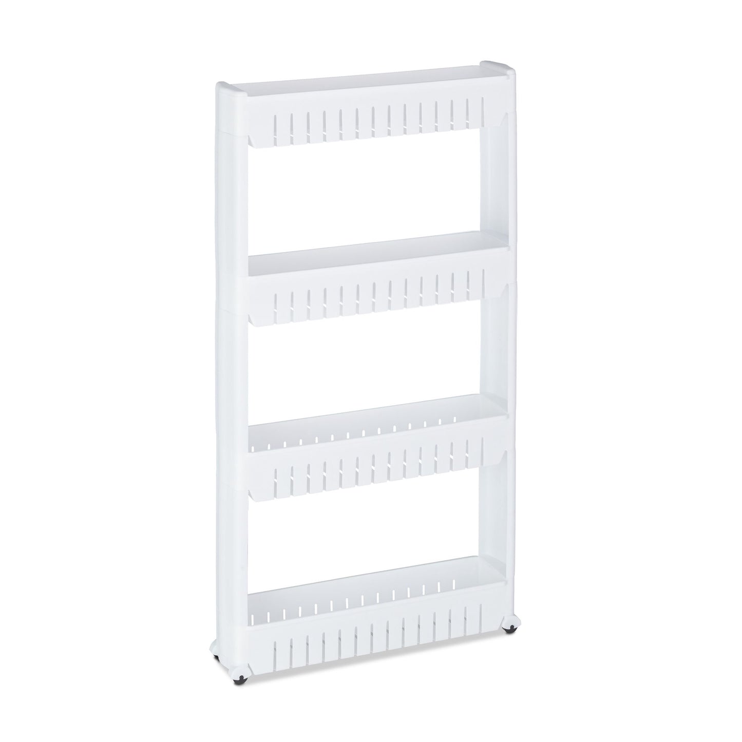 Narrow trolley with 4 shelves