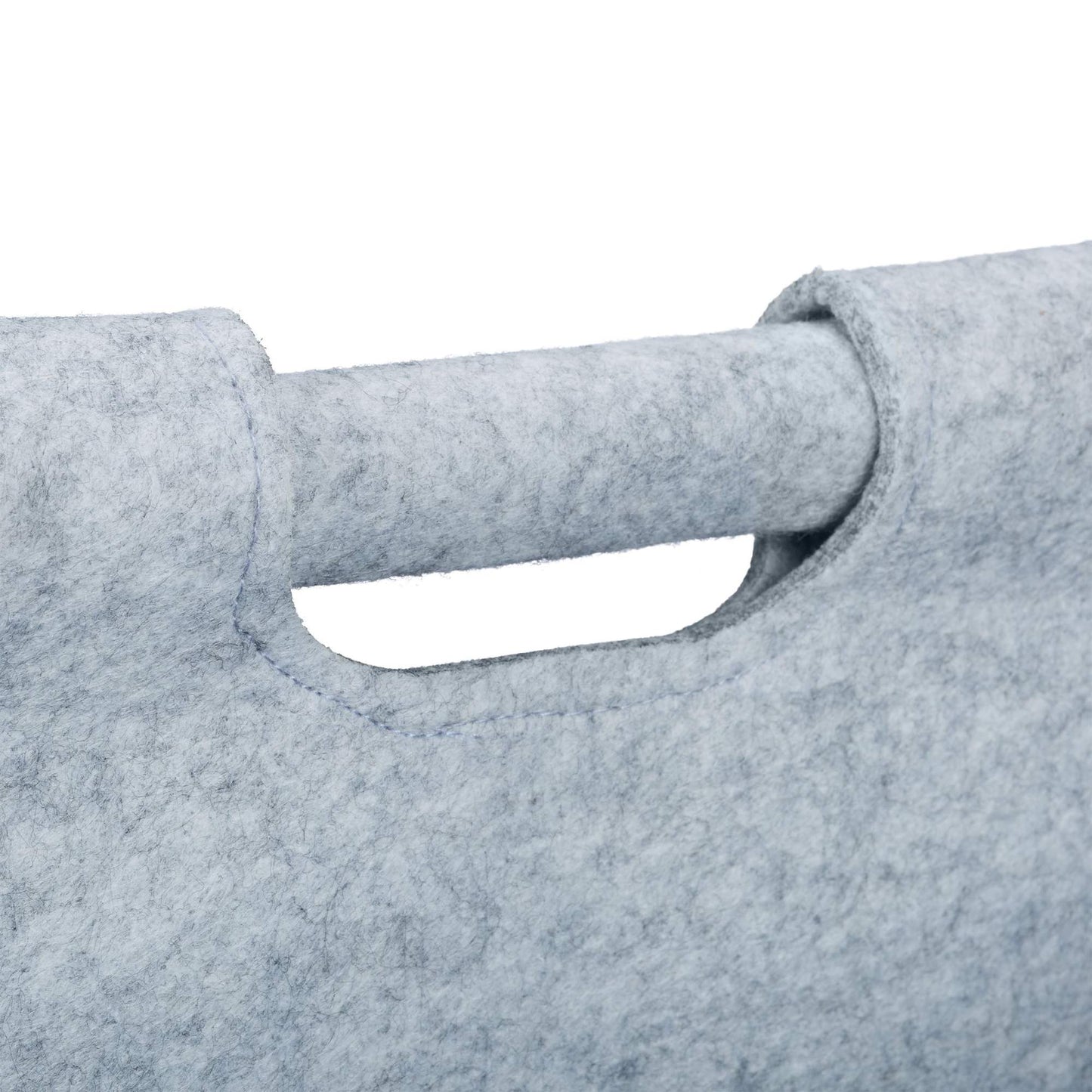 Newspaper basket in felt