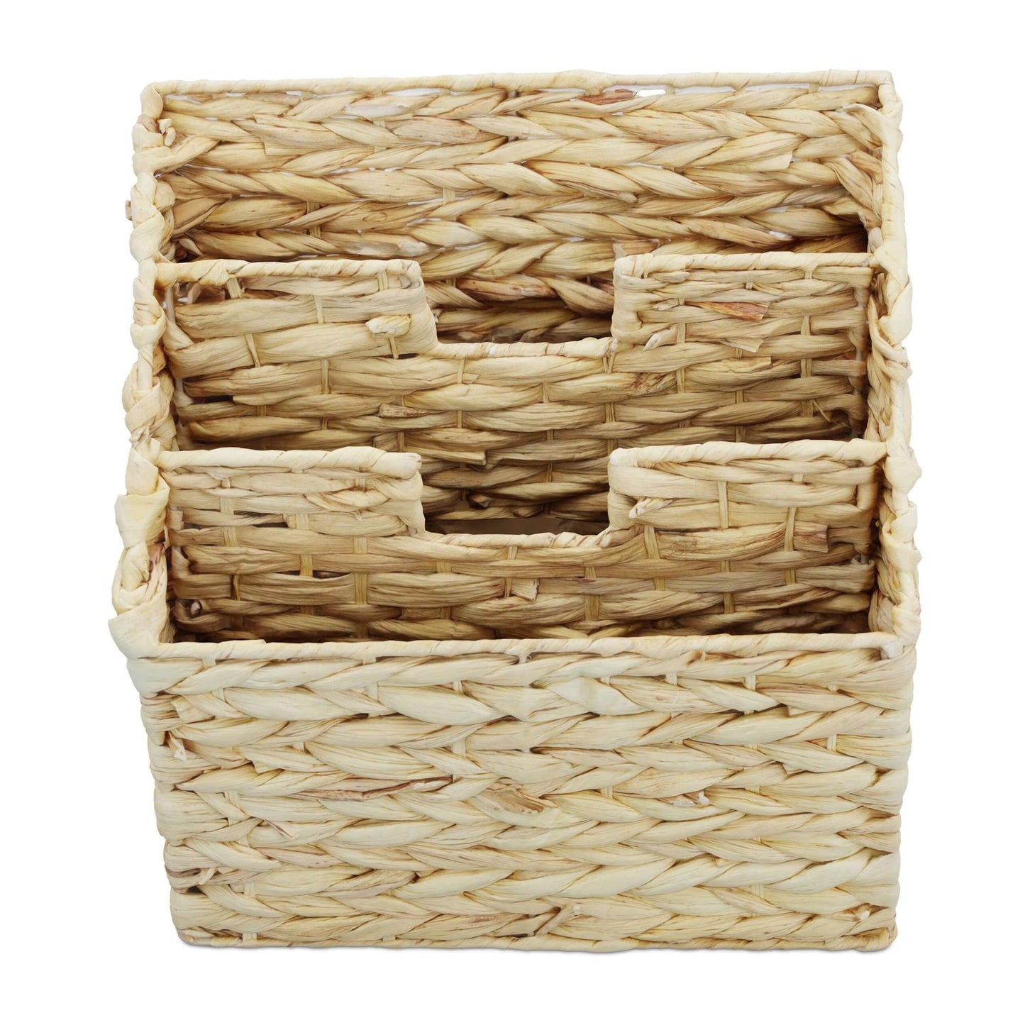 Newspaper rack water hyacinth 3 compartments