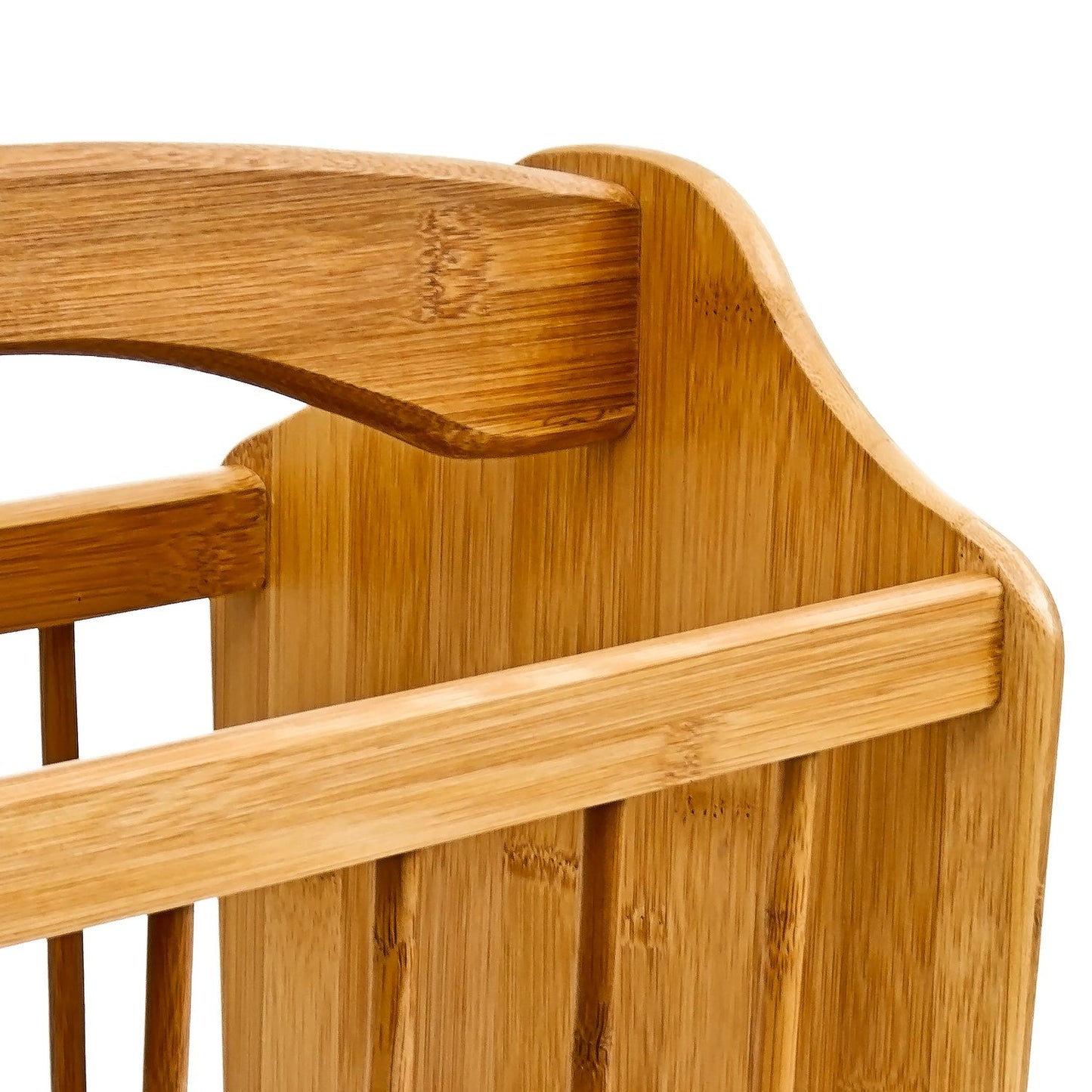 Newspaper stand in bamboo