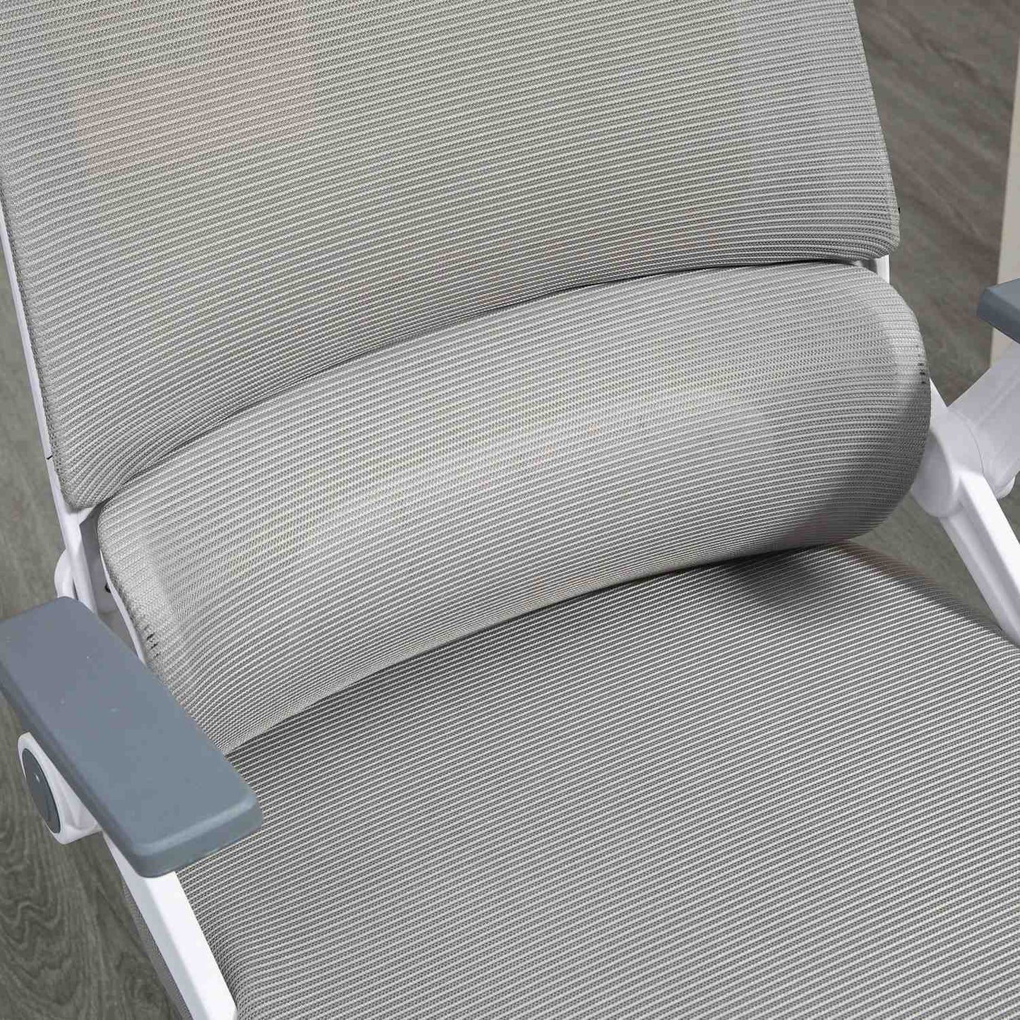 Ergonomic office chair with adjustable lumbar support