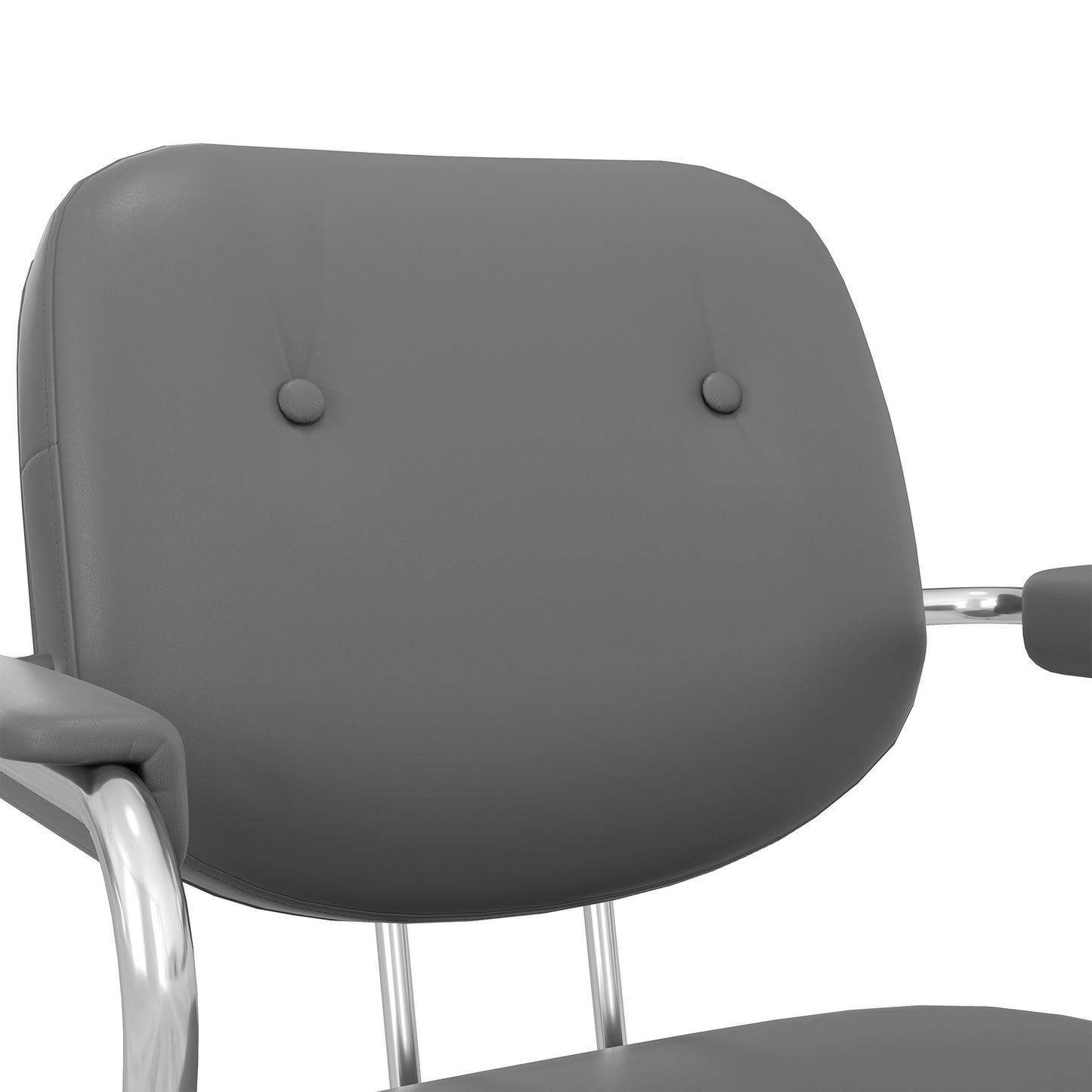 Office chair, rocking function, synthetic leather, adjustable height