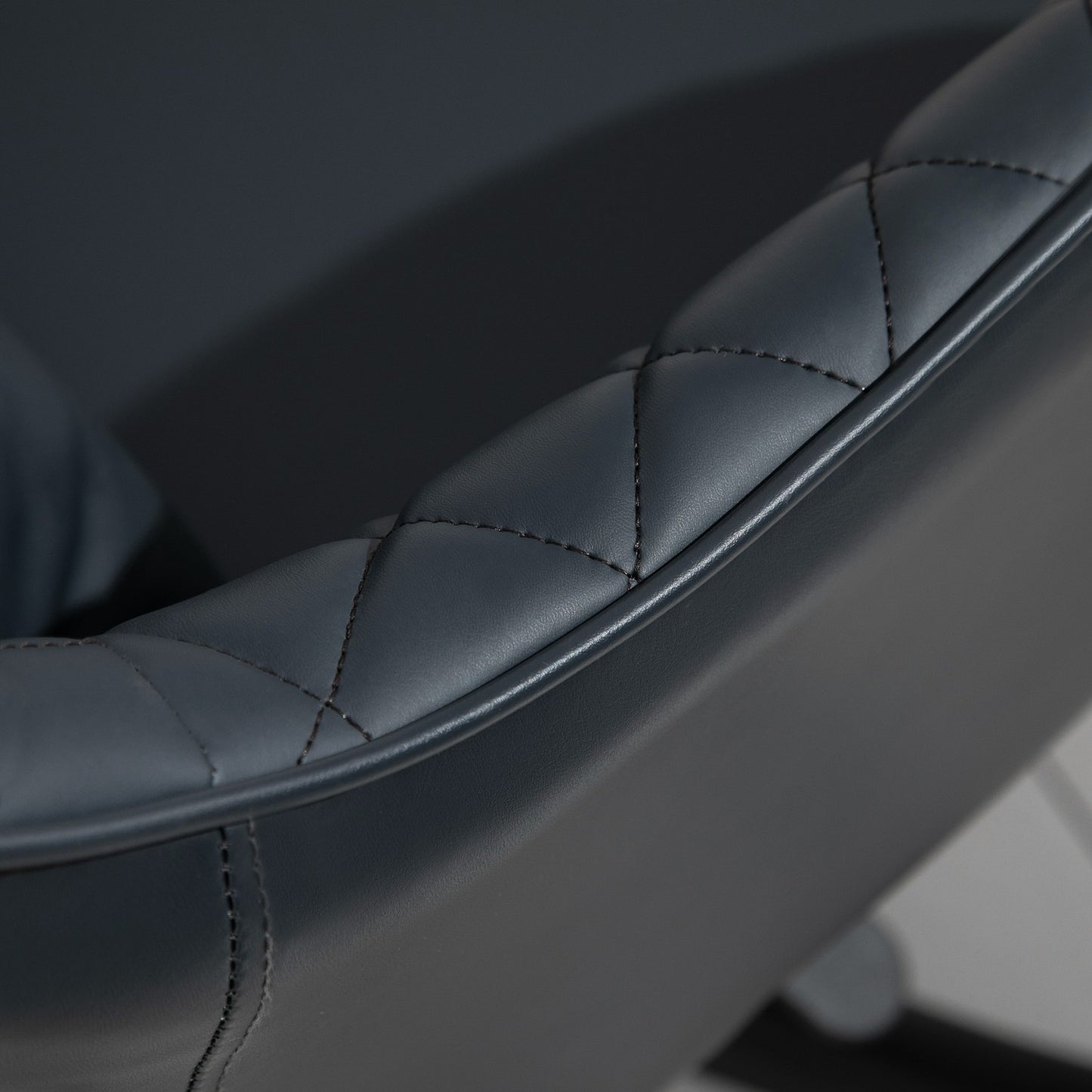 Office chair with massage, vibration, lumbar support, anthracite