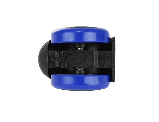 Office chair wheels - 5 pcs - blue