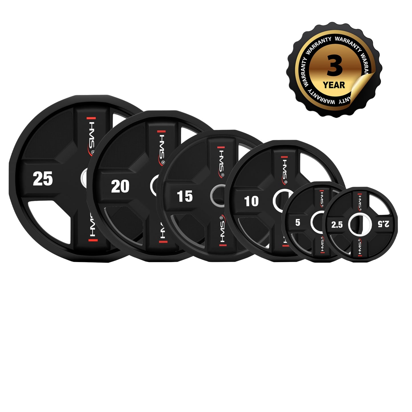 Olympic Polyurethane Weight Plate, 10 kg