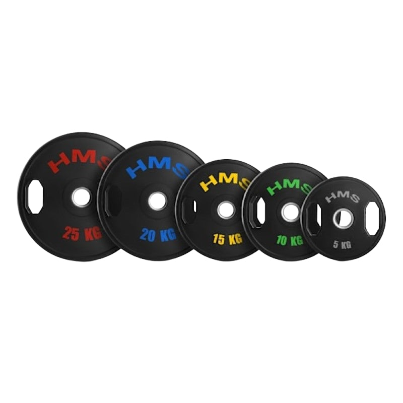 Olympic Rubber Weight Plates, 2 x 20 kg