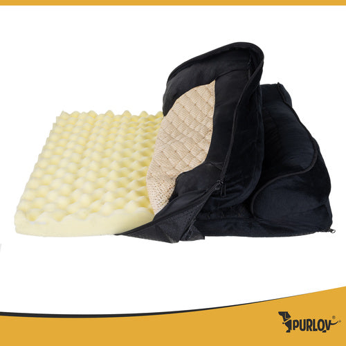 Orthopedic Pet Bed, Small, Foam, Non-Slip, Washable Cover