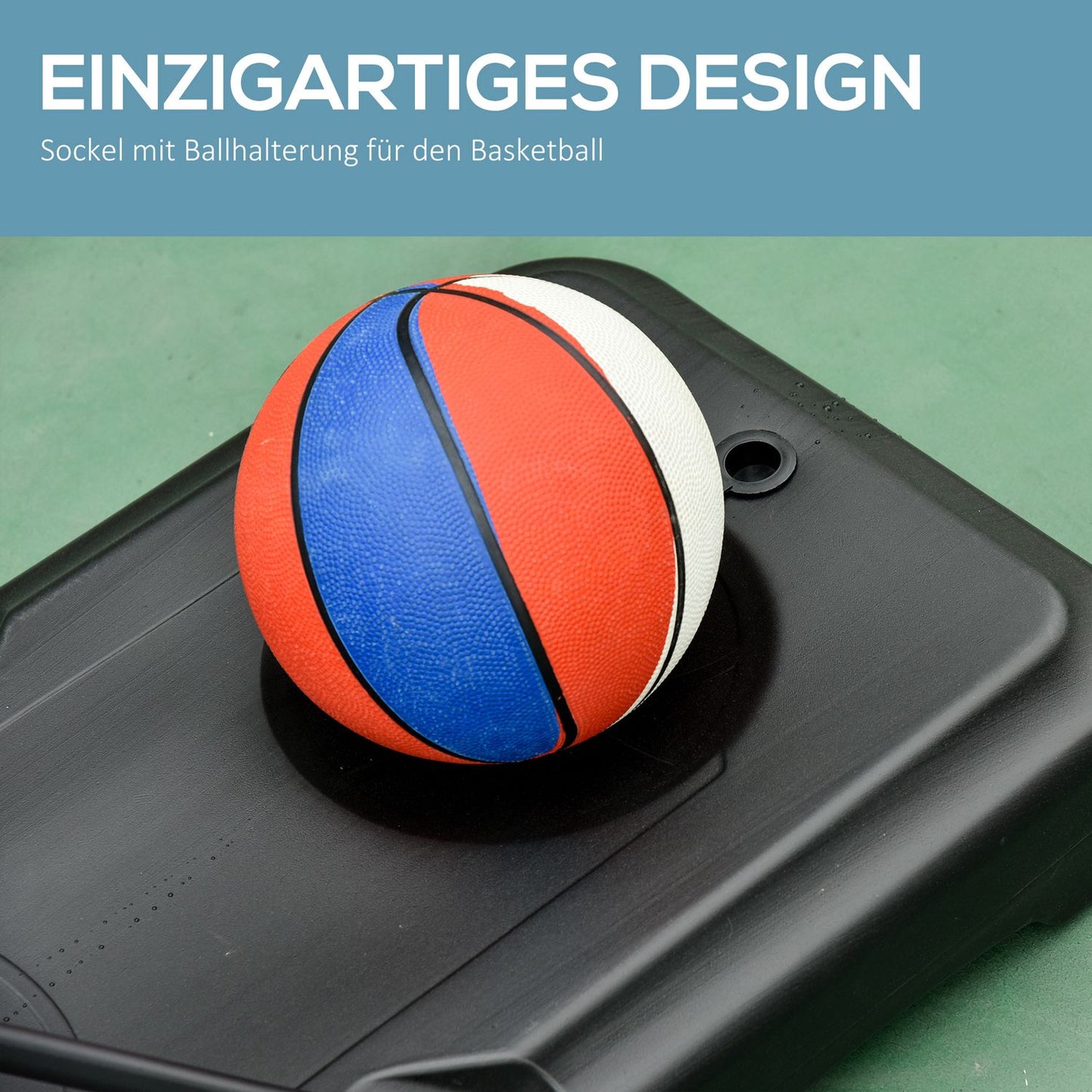 Height adjustable basketball hoop with wheels for teenagers