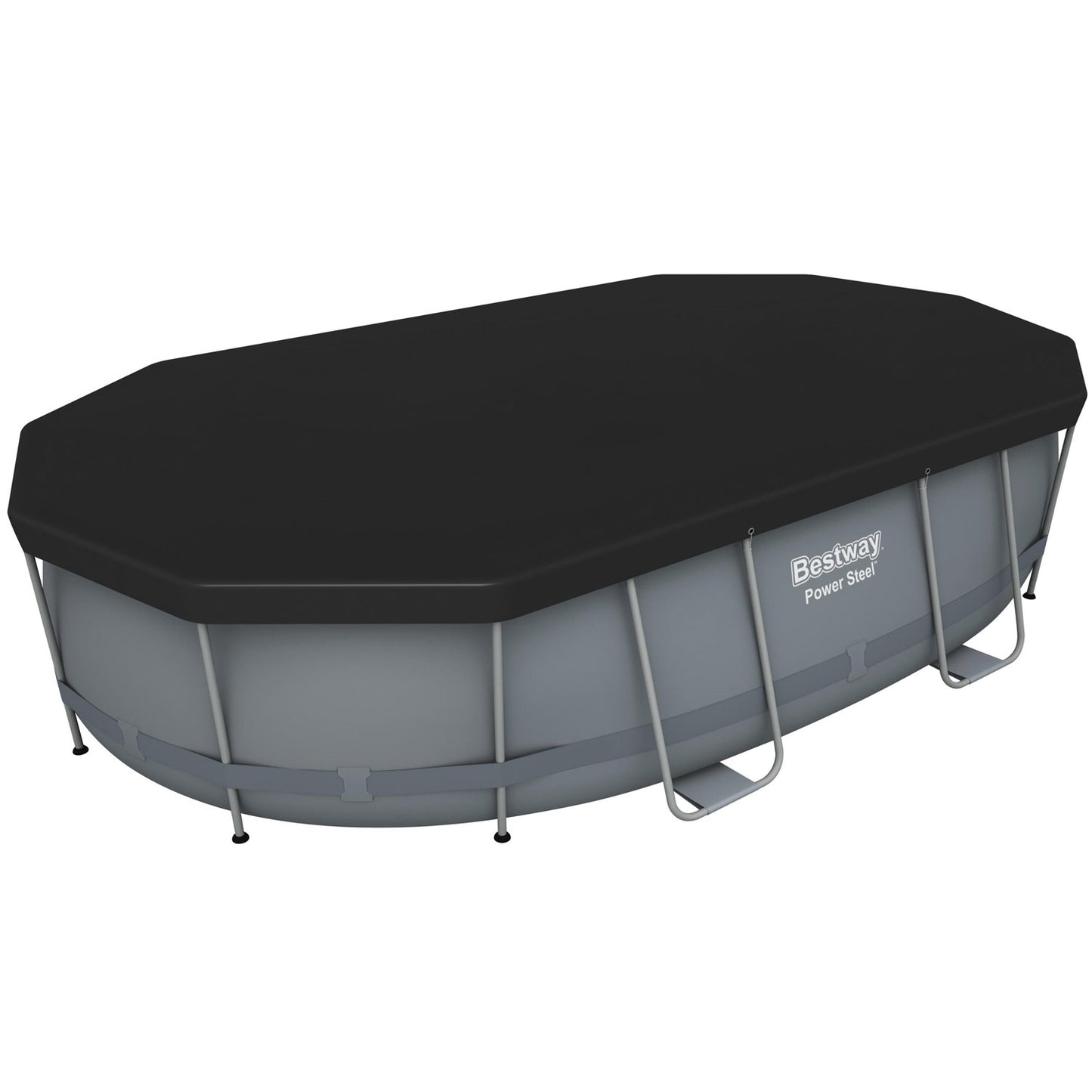 Oval Above-Ground Pool Set, 4.88m x 3.05m x 1.07m