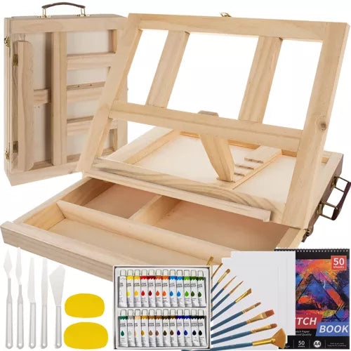 Painting set in a suitcase 46 pcs. Maaleo 19177