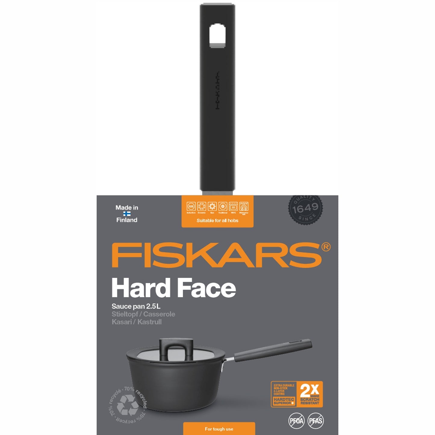 Pan 2.5 L Hard Face