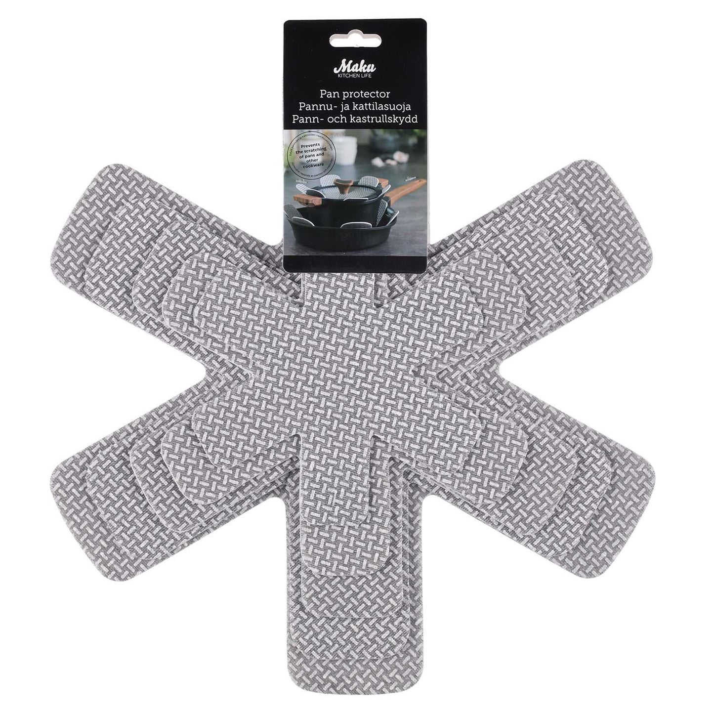 Pan Protector Set, 5 Pieces, Fits 18–39 cm Pans