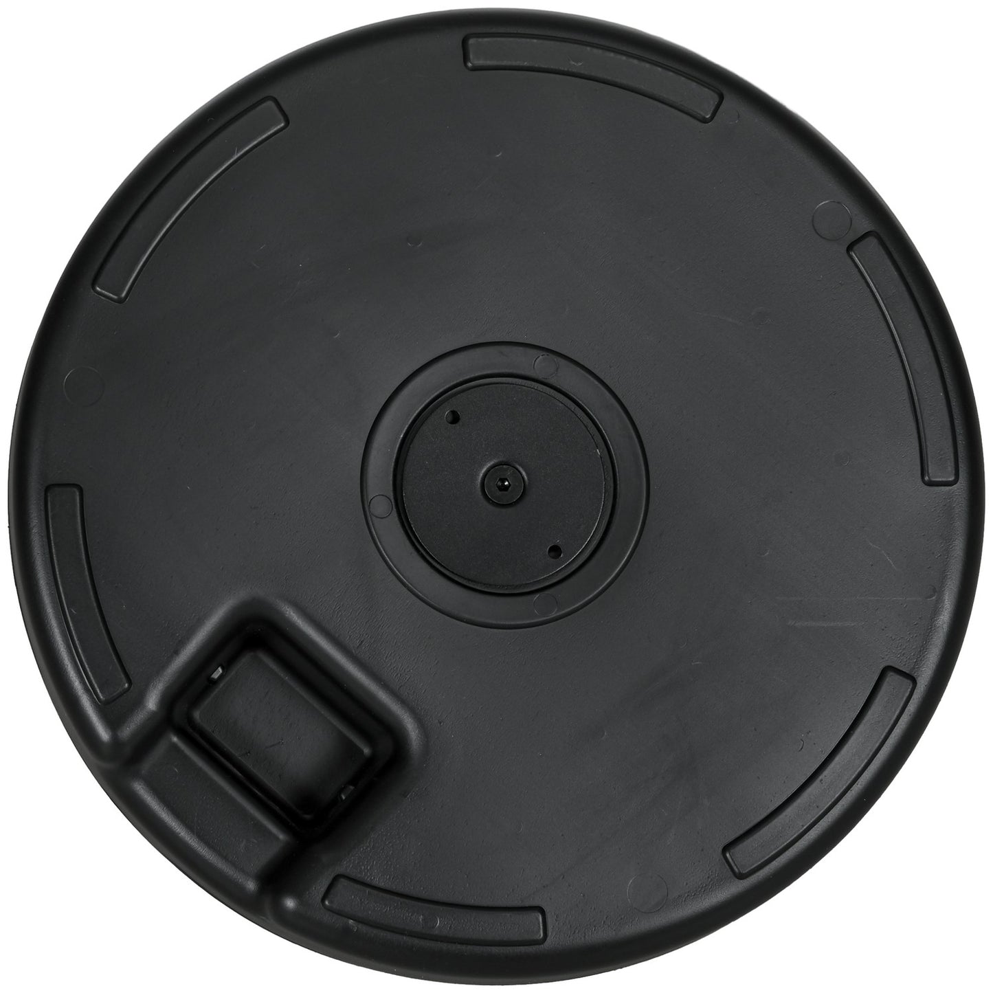 Parasol stand 29 kg, black, rattan look, fits Ø38/48 mm posts