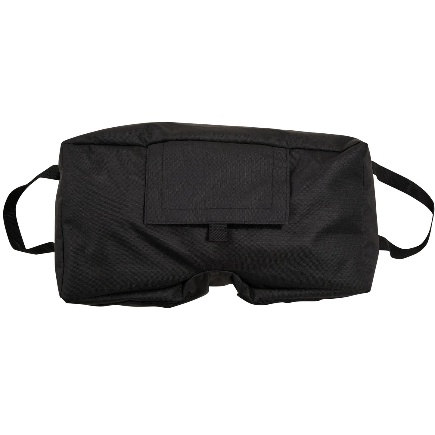 Parasol stand with shovel - 50 kg fillable sandbags, black