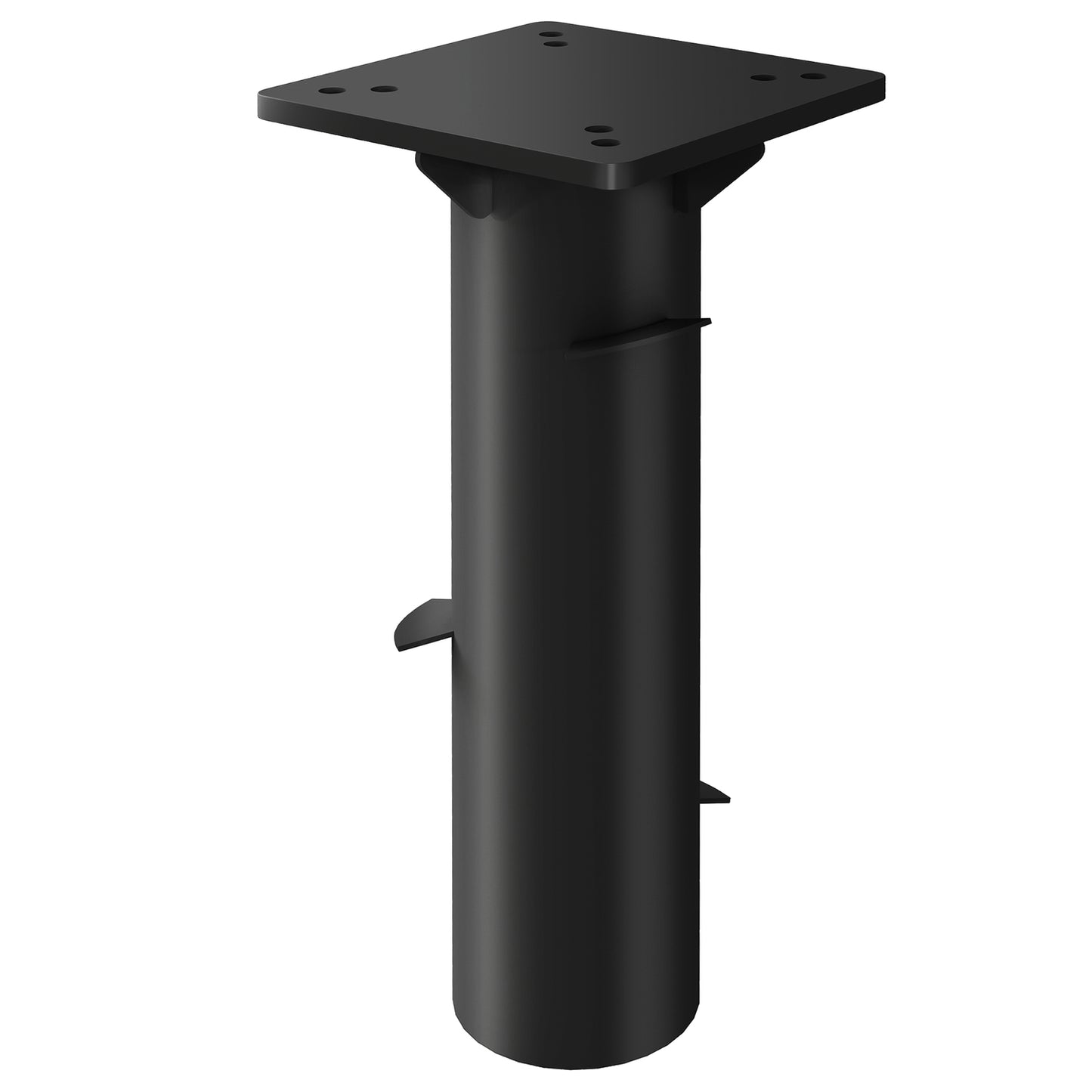 Concrete Cantilever umbrella stand, square, dark grey