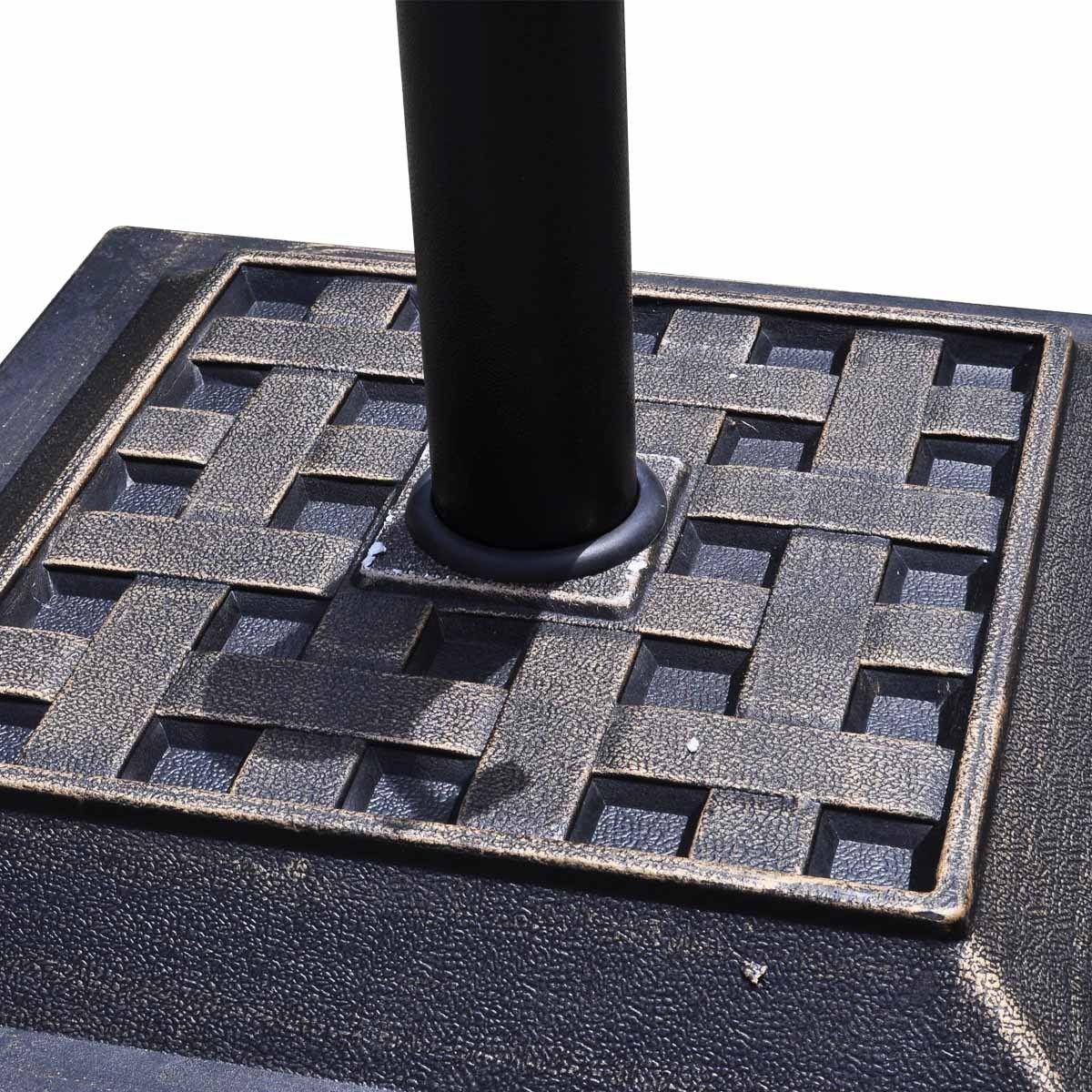 Parasol stand market umbrella stand parasol base balcony umbrella stand square